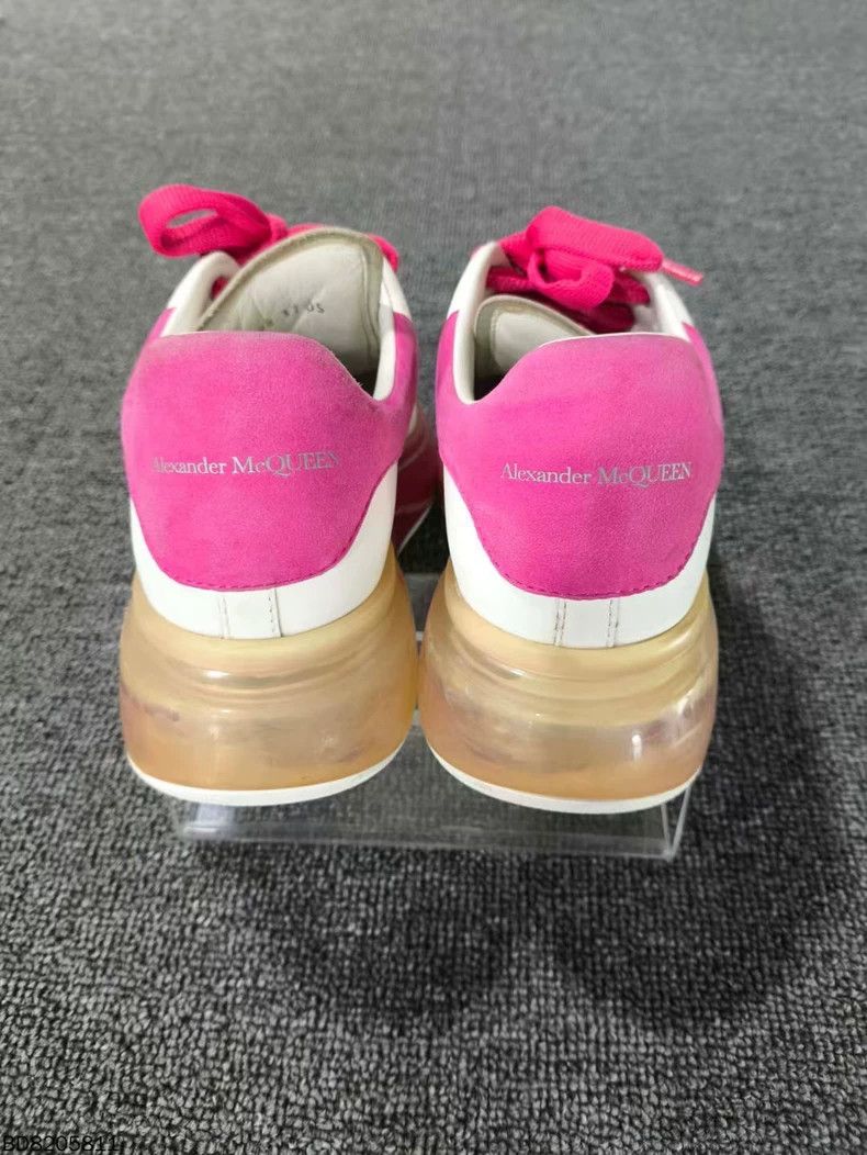 Alexander McQueen Alexander McQUEEN Pink White Sneakers Size US 7 / IT 37 - 5 Thumbnail