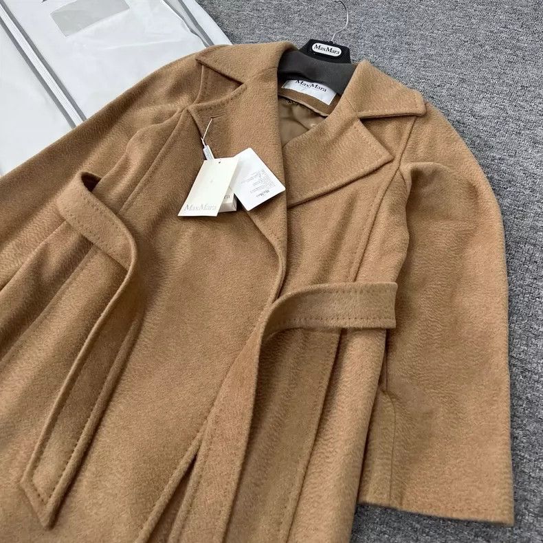 Max Mara MaxMara Camel Long Coat with Tags Size M / US 6-8 / IT 42-44 - 3 Thumbnail
