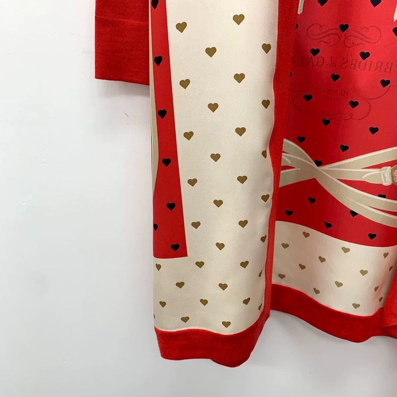 Hermes Hermes Red Heart Chain Print Cardigan Coat Size S / US 4 / IT 40 - 4 Thumbnail