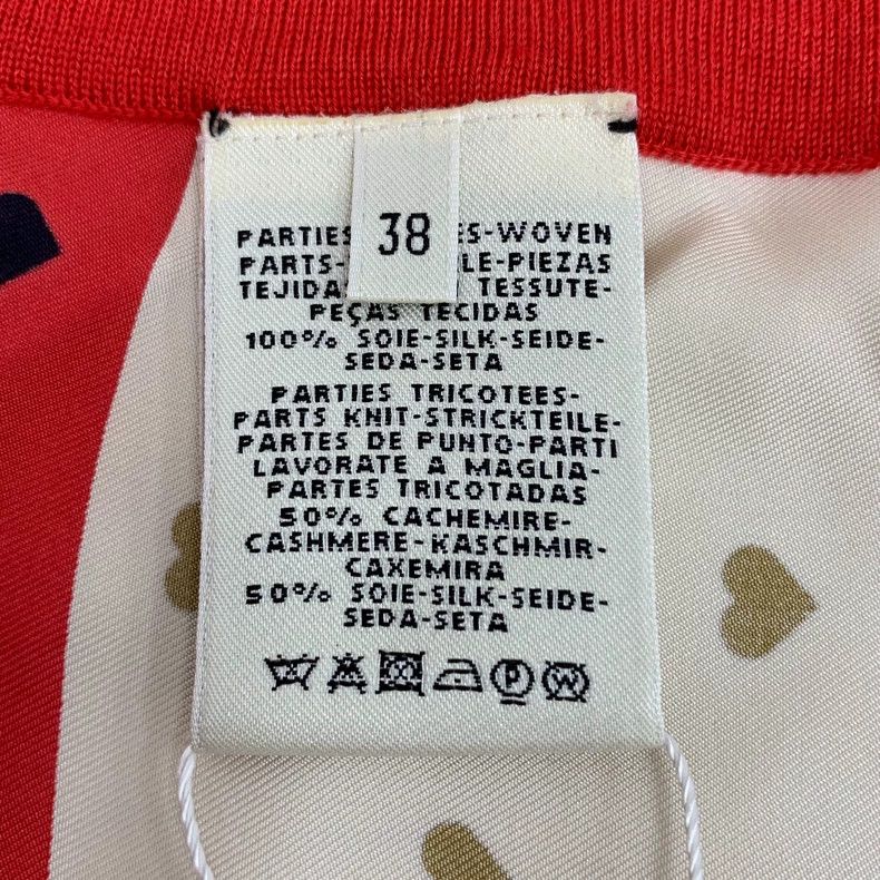 Hermes Hermes Red Heart Chain Print Cardigan Coat Size S / US 4 / IT 40 - 6 Thumbnail