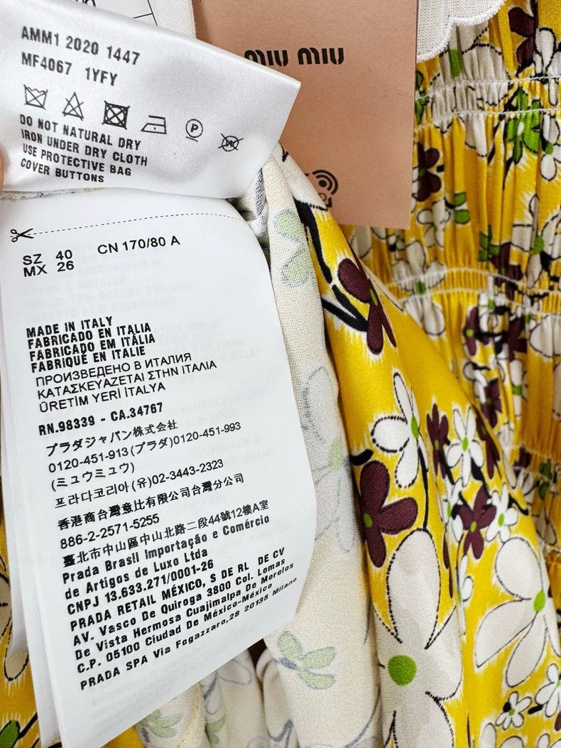 Celine Miumiu Floral Dress with Black Collar Size M / US 6-8 / IT 42-44 - 4 Thumbnail