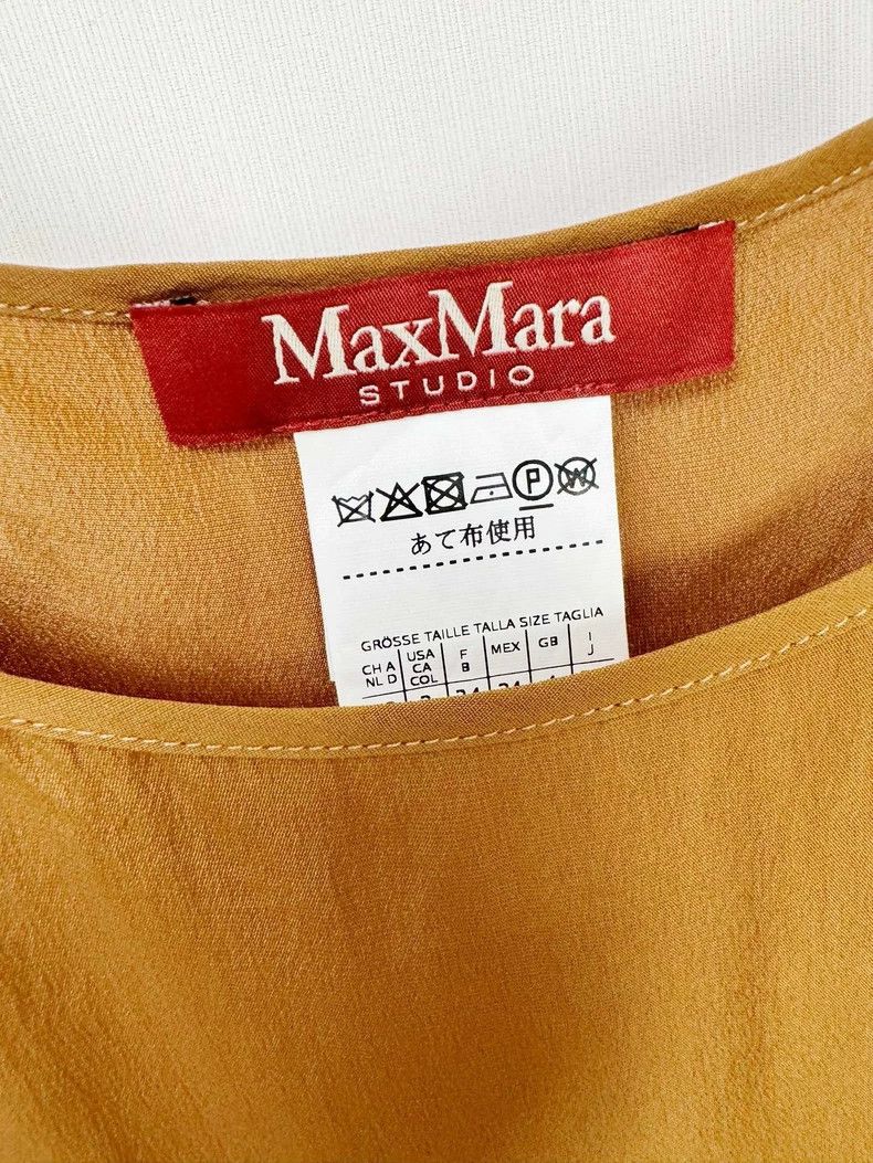 Max Mara Maxmara Silk Polka Dot Shirt Size 38 Size M / US 6-8 / IT 42-44 - 3 Thumbnail