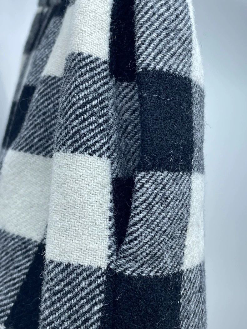 Valentino Valentino Plaid Wool Mini Skirt Size 38" / US 16 / IT 52 - 5 Thumbnail