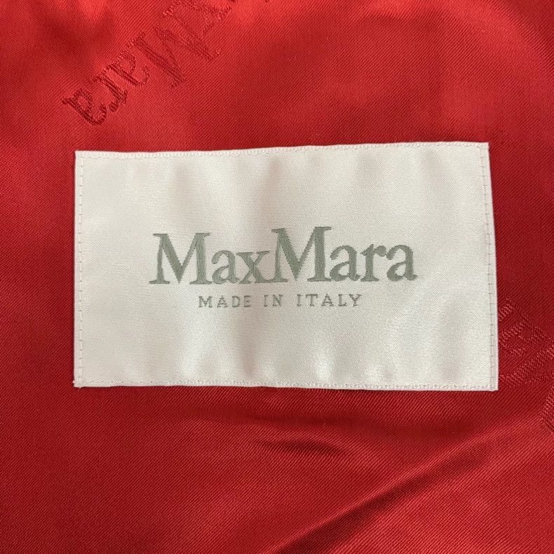 Max Mara Maxmara Red Hooded Long Sleeve Coat Size S / US 4 / IT 40 - 5 Thumbnail