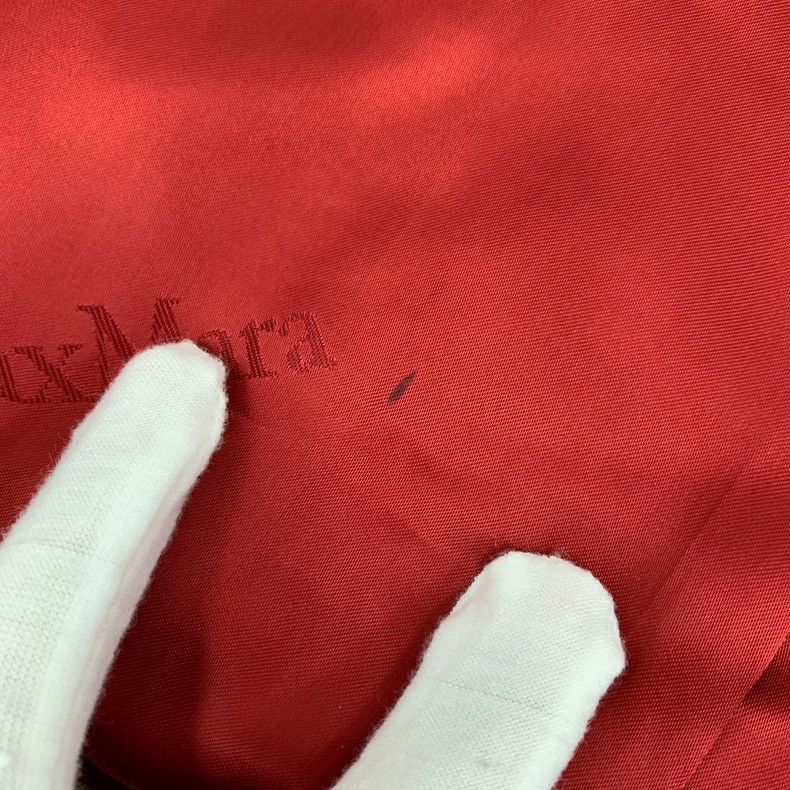 Max Mara Maxmara Red Hooded Long Sleeve Coat Size S / US 4 / IT 40 - 8 Thumbnail