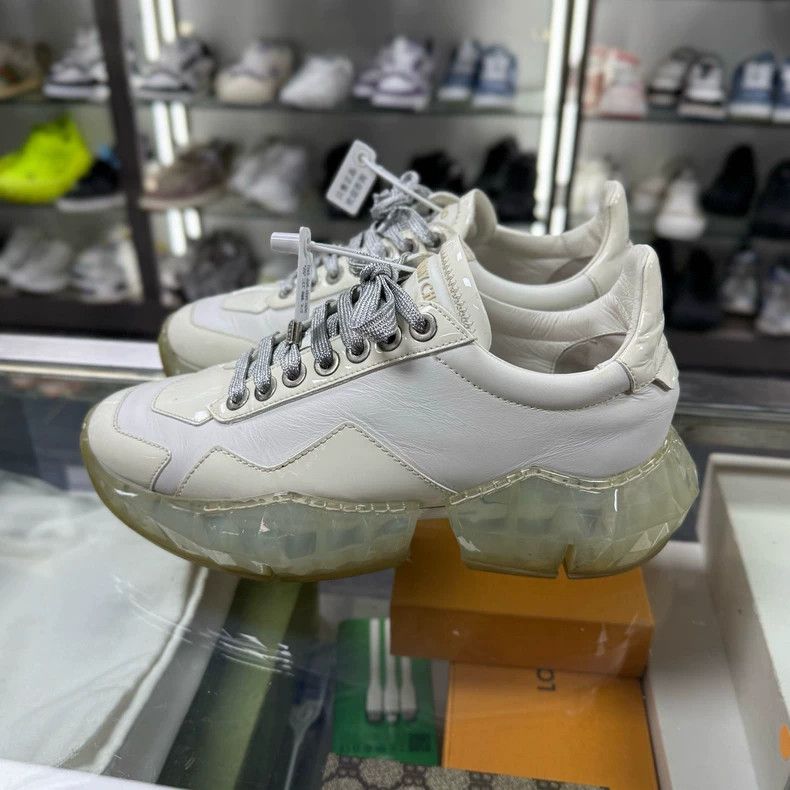 Jimmy Choo JIMMY CHOO Crystal Casual Sneakers Size 38 Size US 6 / IT 36 - 2 Thumbnail