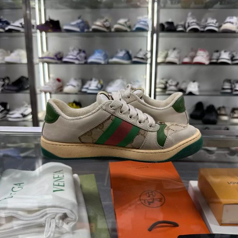 Gucci GUCCI Dirty Sneakers Size 35.5 for Sale Size US 7 / IT 37 - 4 Thumbnail