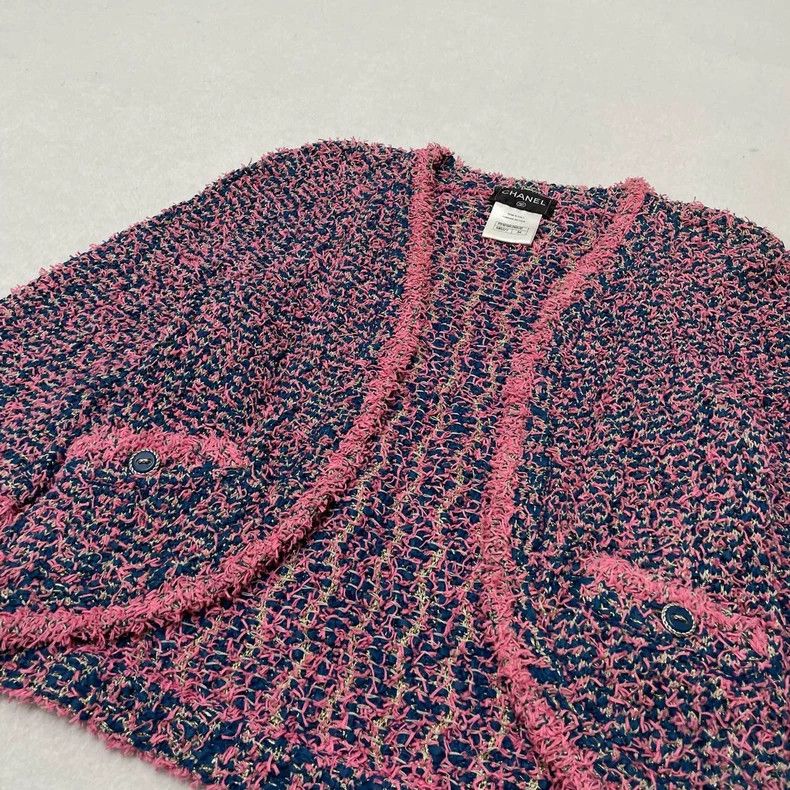 Chanel Chanel Colorful Woven Cardigan Top Size 34 Size XS / US 0-2 / IT 36-38 - 3 Thumbnail