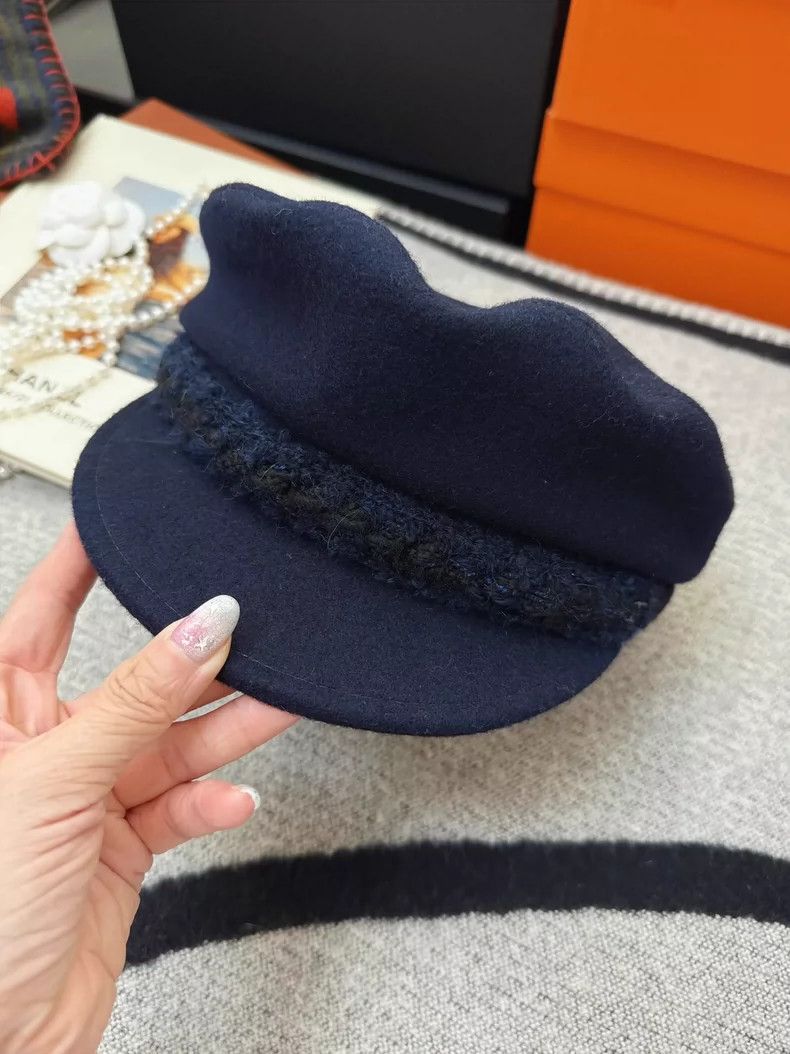 Chanel Chanel Blue Wool Sailor Cap Size ONE SIZE - 2 Thumbnail