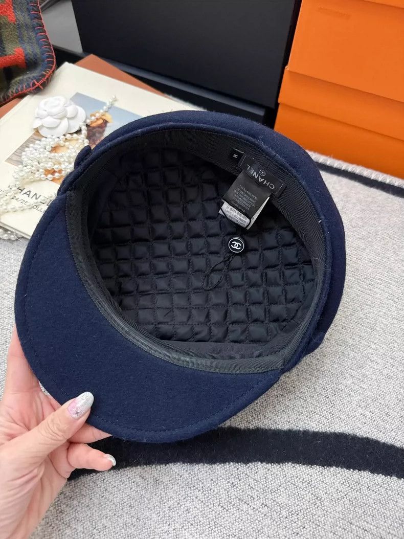 Chanel Chanel Blue Wool Sailor Cap Size ONE SIZE - 5 Thumbnail
