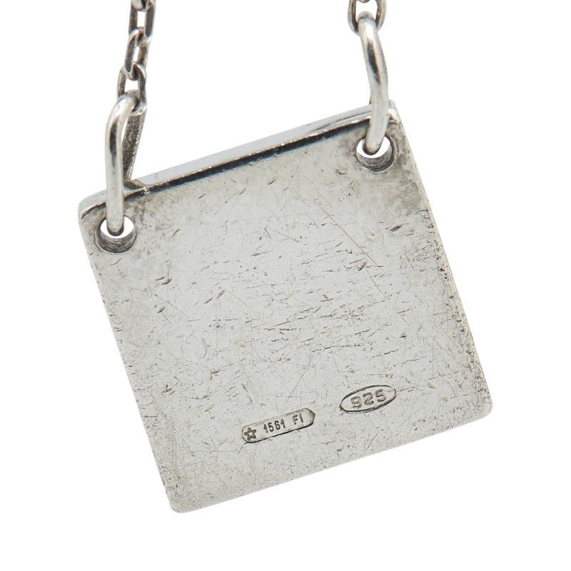 Gucci Gucci Gucci Logo Square Plate SV925 Bracelet Metal Bracelet DUTY FREE for USA Size ONE SIZE - 4 Thumbnail