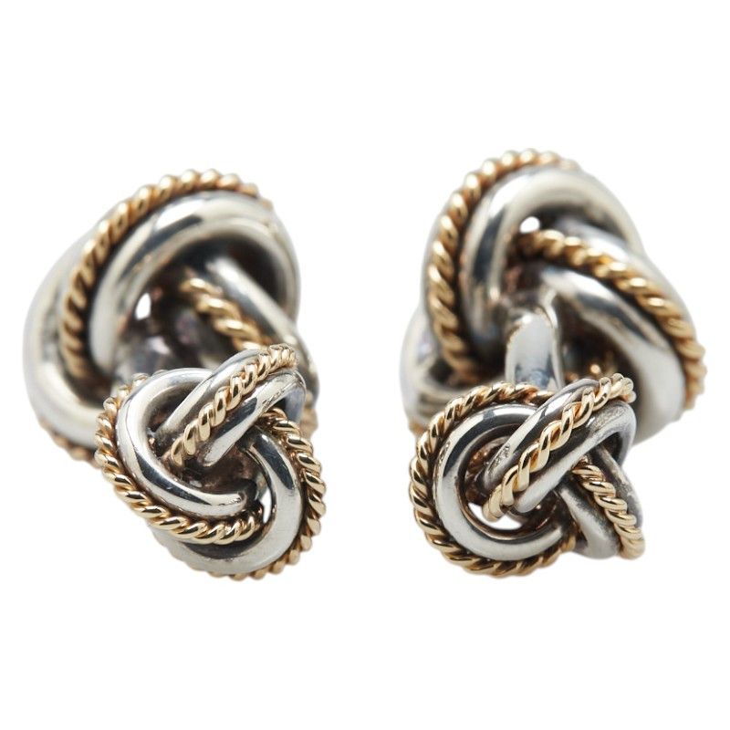 Tiffany & Co. Tiffany & Co. Tiffany Signature SV925 Au750 Cufflinks Metal Cufflinks DUTY FREE for USA Size ONE SIZE - 3 Thumbnail