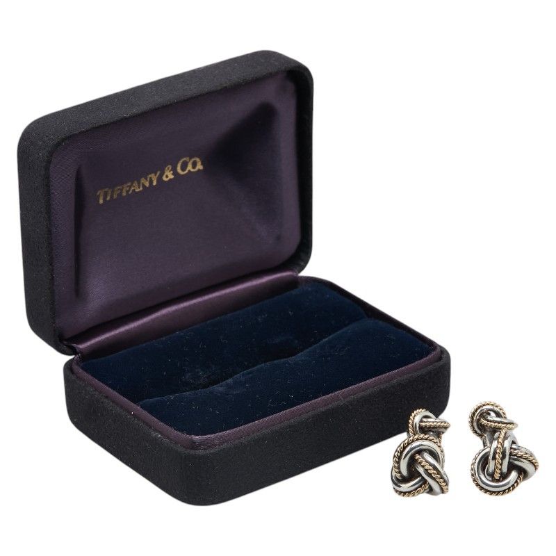 Tiffany & Co. Tiffany & Co. Tiffany Signature SV925 Au750 Cufflinks Metal Cufflinks DUTY FREE for USA Size ONE SIZE - 6 Thumbnail