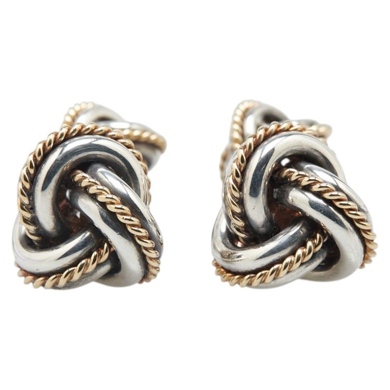 Tiffany & Co. Tiffany & Co. Tiffany Signature SV925 Au750 Cufflinks Metal Cufflinks DUTY FREE for USA Size ONE SIZE - 2 Thumbnail