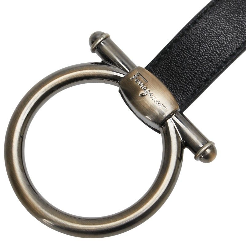 Salvatore Ferragamo Salvatore Ferragamo Salvatore Ferragamo Gancini Leather Metal Belt Leather Other DUTY FREE for USA Size ONE SIZE - 4 Thumbnail