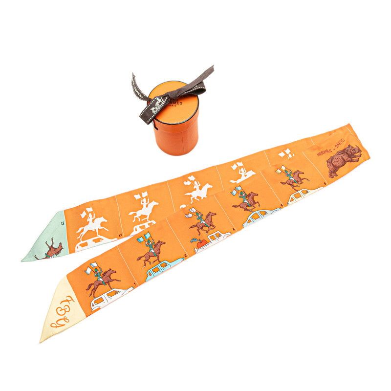 Hermes Hermes Hermes Parade Silk Scarf Others Scarf DUTY FREE for USA Size ONE SIZE - 6 Thumbnail
