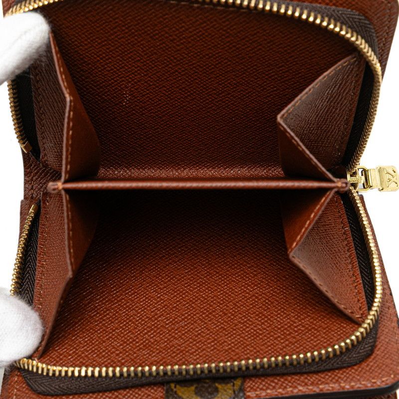 Louis Vuitton Louis Vuitton Louis Vuitton Compact Zip Monogram Wallet Canvas Short Wallet M61667 Size ONE SIZE - 8 Thumbnail