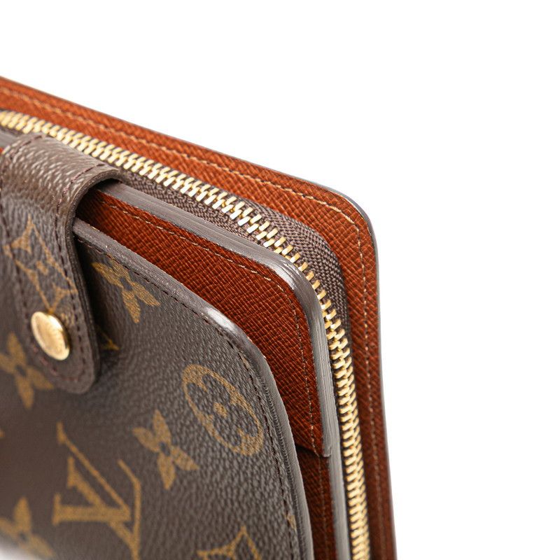 Louis Vuitton Louis Vuitton Louis Vuitton Compact Zip Monogram Wallet Canvas Short Wallet M61667 Size ONE SIZE - 6 Thumbnail
