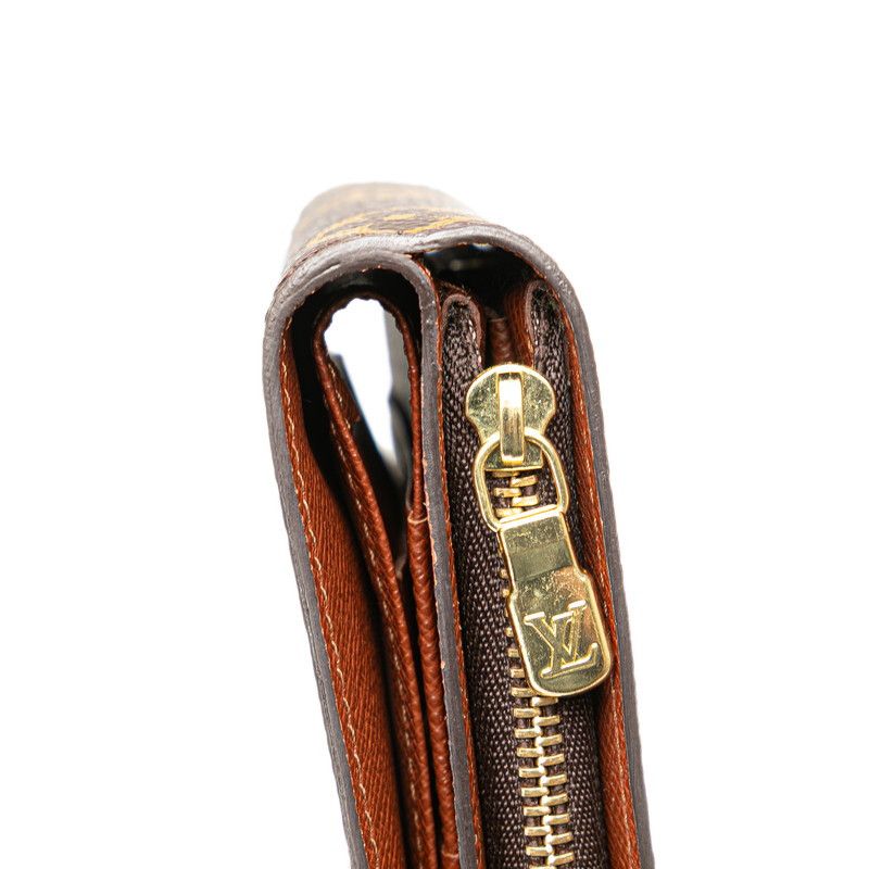Louis Vuitton Louis Vuitton Louis Vuitton Compact Zip Monogram Wallet Canvas Short Wallet M61667 Size ONE SIZE - 7 Thumbnail