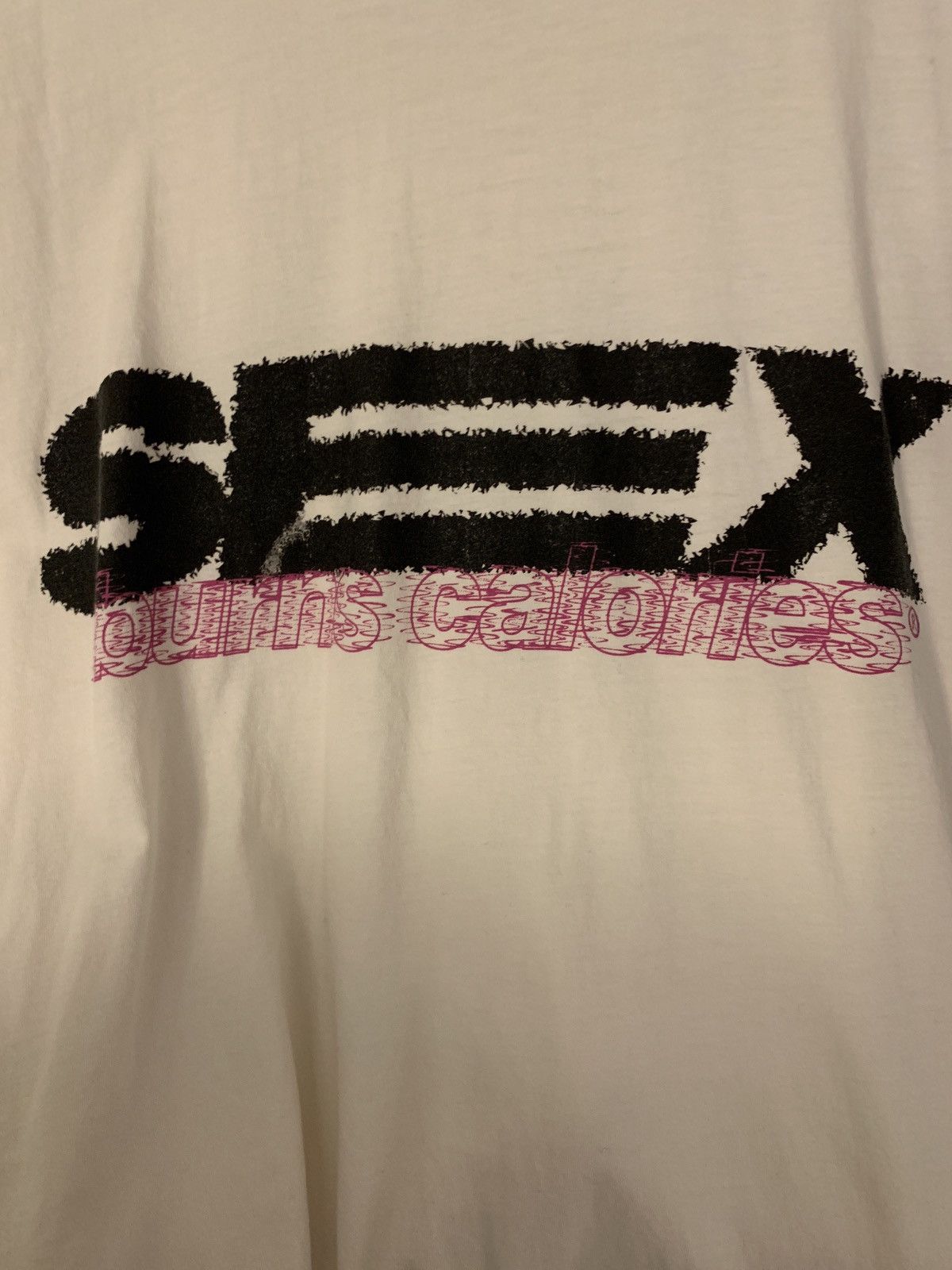 Diet Starts Monday Sex Burns Calories T-Shirt | Grailed