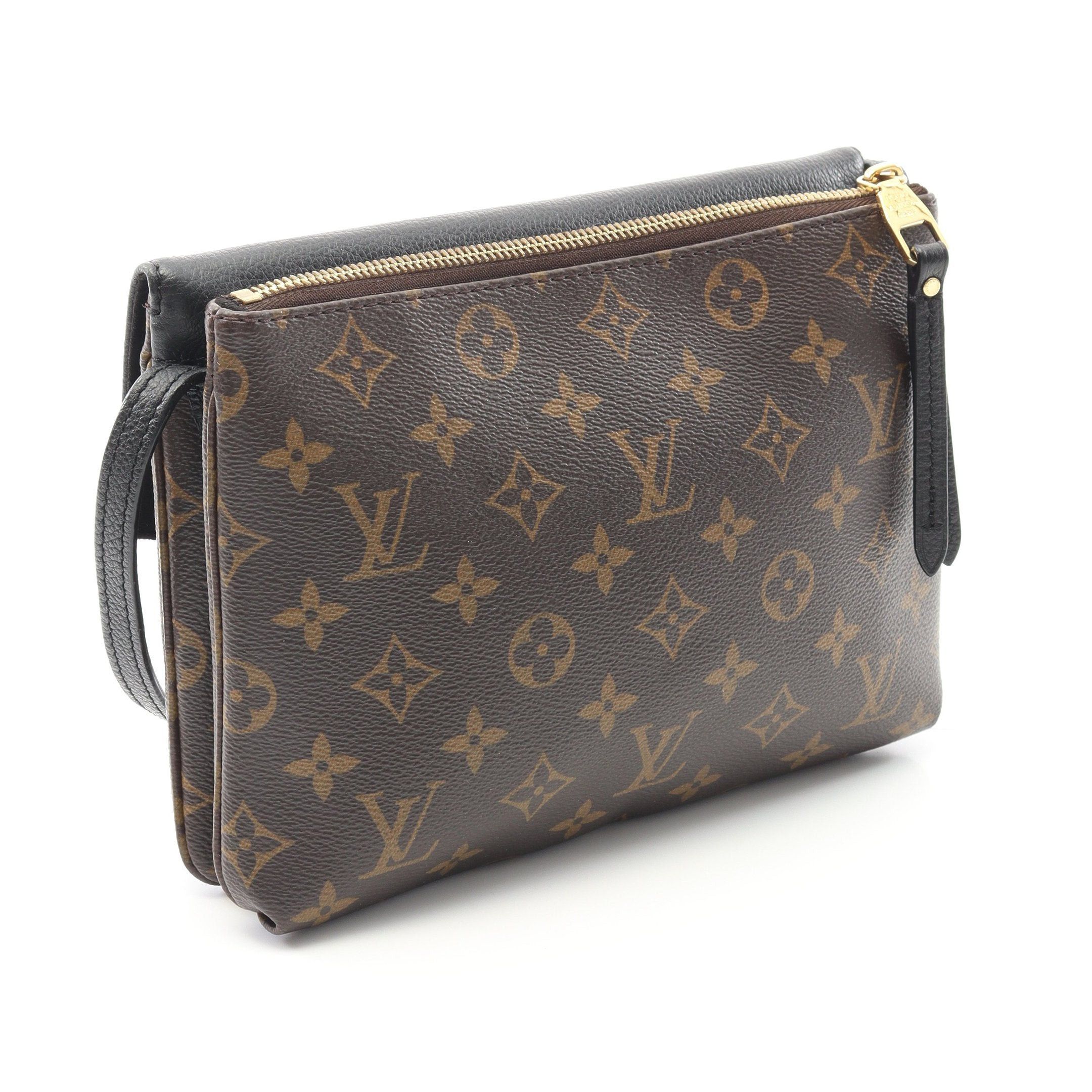 Louis Vuitton Louis Vuitton Twice Monogram Noir Shoulder Bag Leather Brown Black Size ONE SIZE - 2 Thumbnail