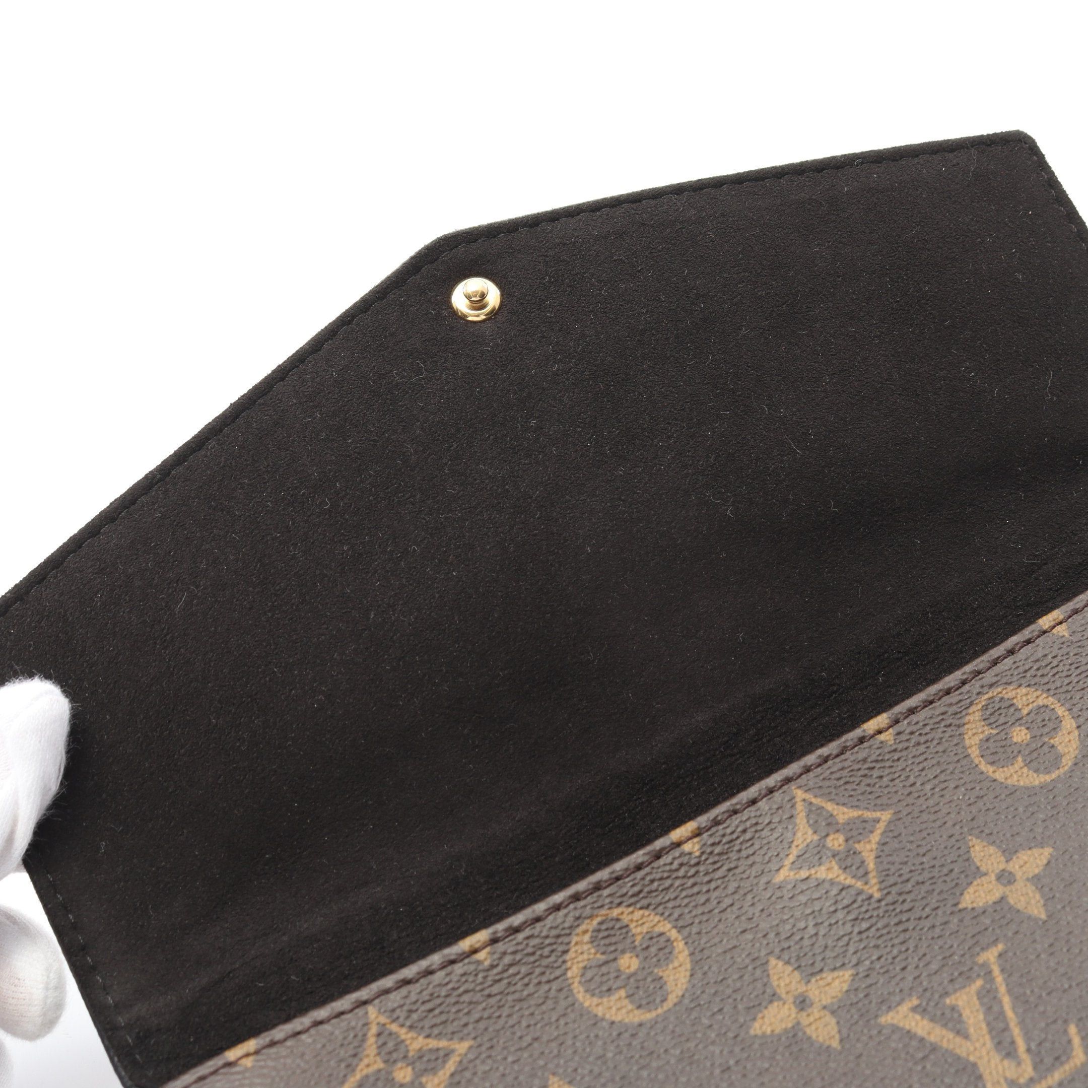 Louis Vuitton Louis Vuitton Twice Monogram Noir Shoulder Bag Leather Brown Black Size ONE SIZE - 10 Thumbnail