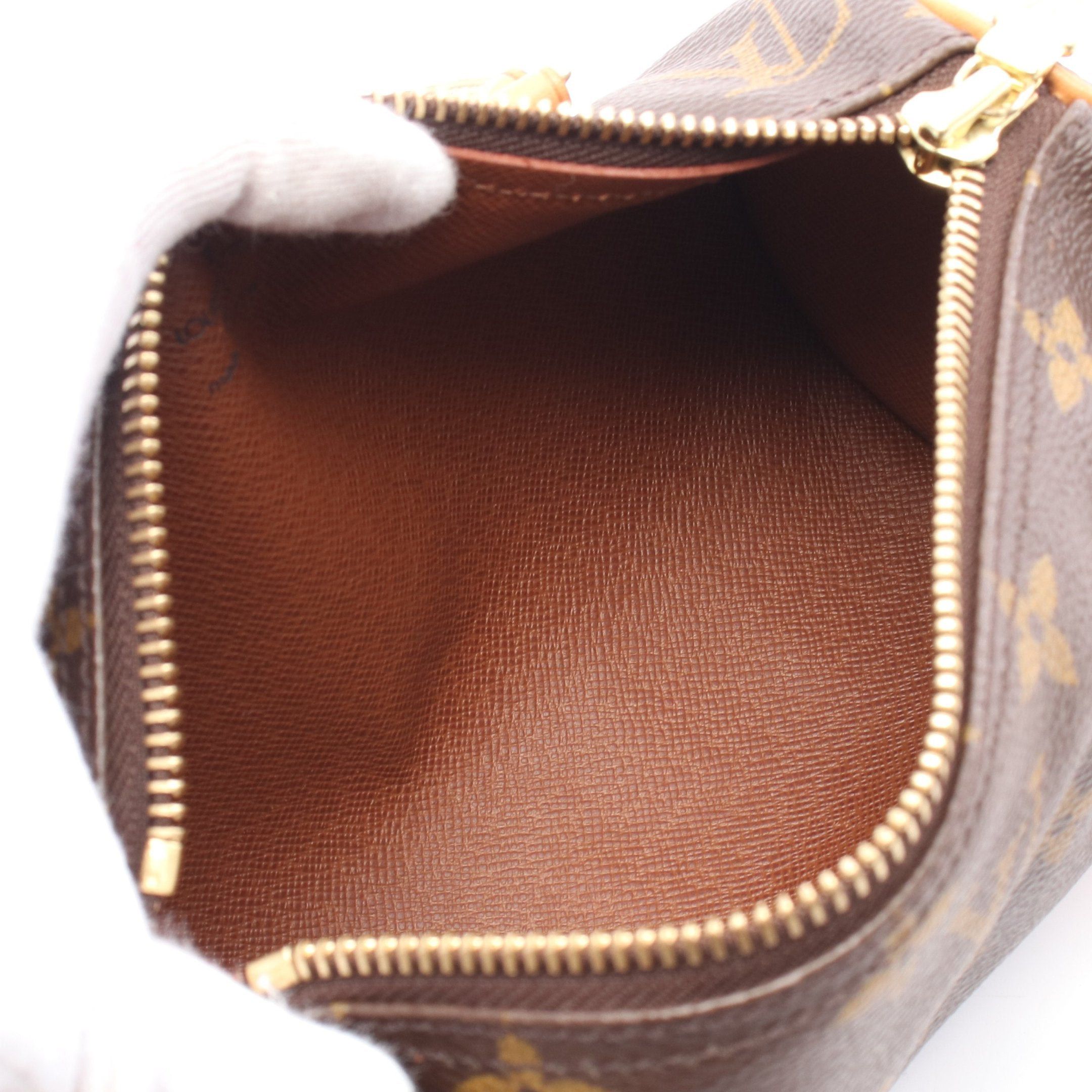 Louis Vuitton Louis Vuitton Mini Papillon Monogram Handbag Leather Brown Size ONE SIZE - 3 Thumbnail