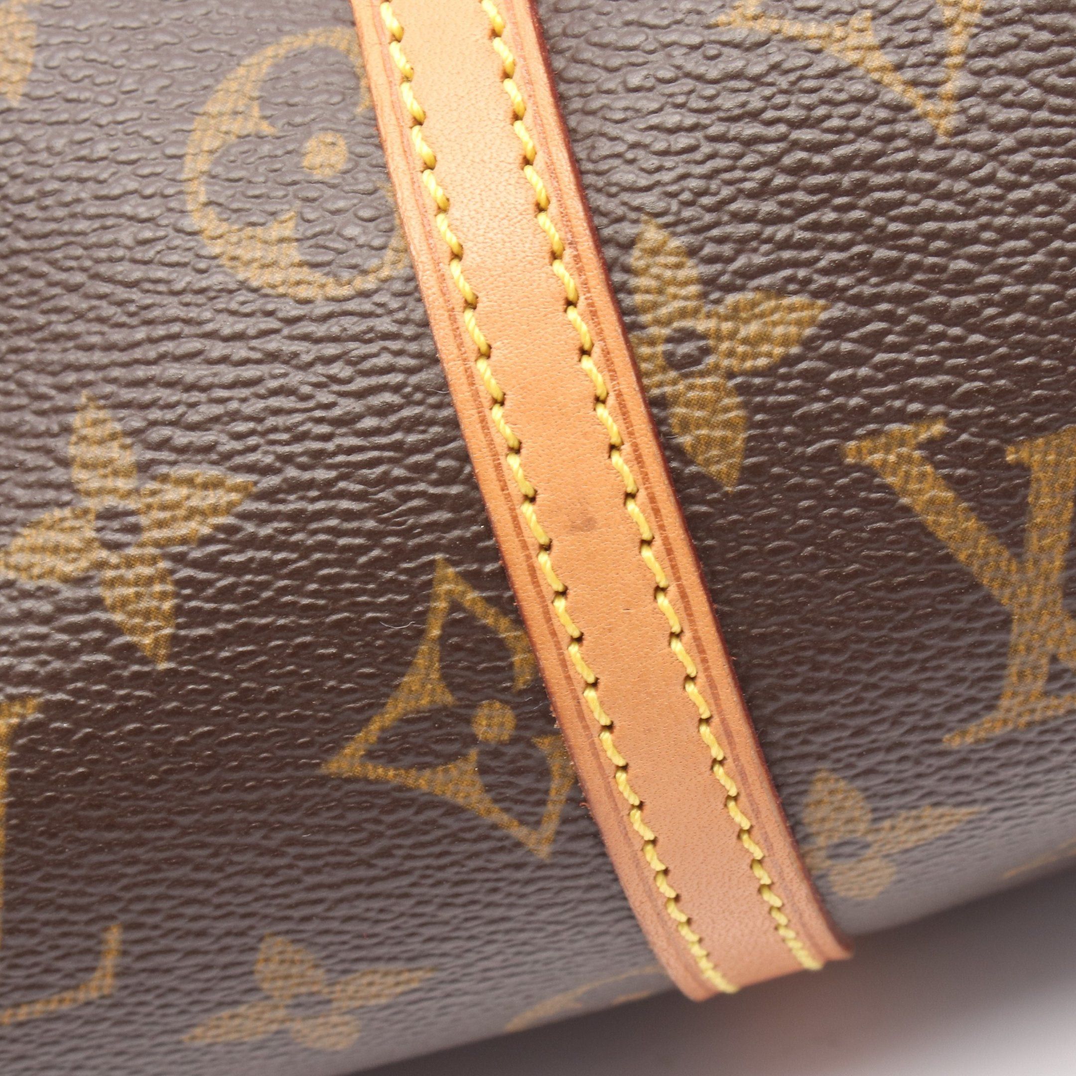 Louis Vuitton Louis Vuitton Mini Papillon Monogram Handbag Leather Brown Size ONE SIZE - 8 Thumbnail