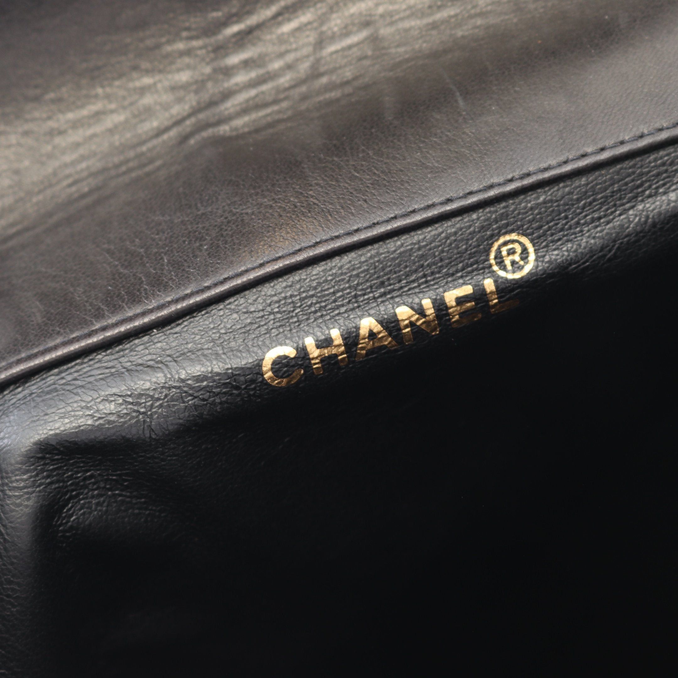 Chanel Chanel Matelasse Backpack Rucksack Lambskin Black Gold Hardware Size ONE SIZE - 4 Thumbnail