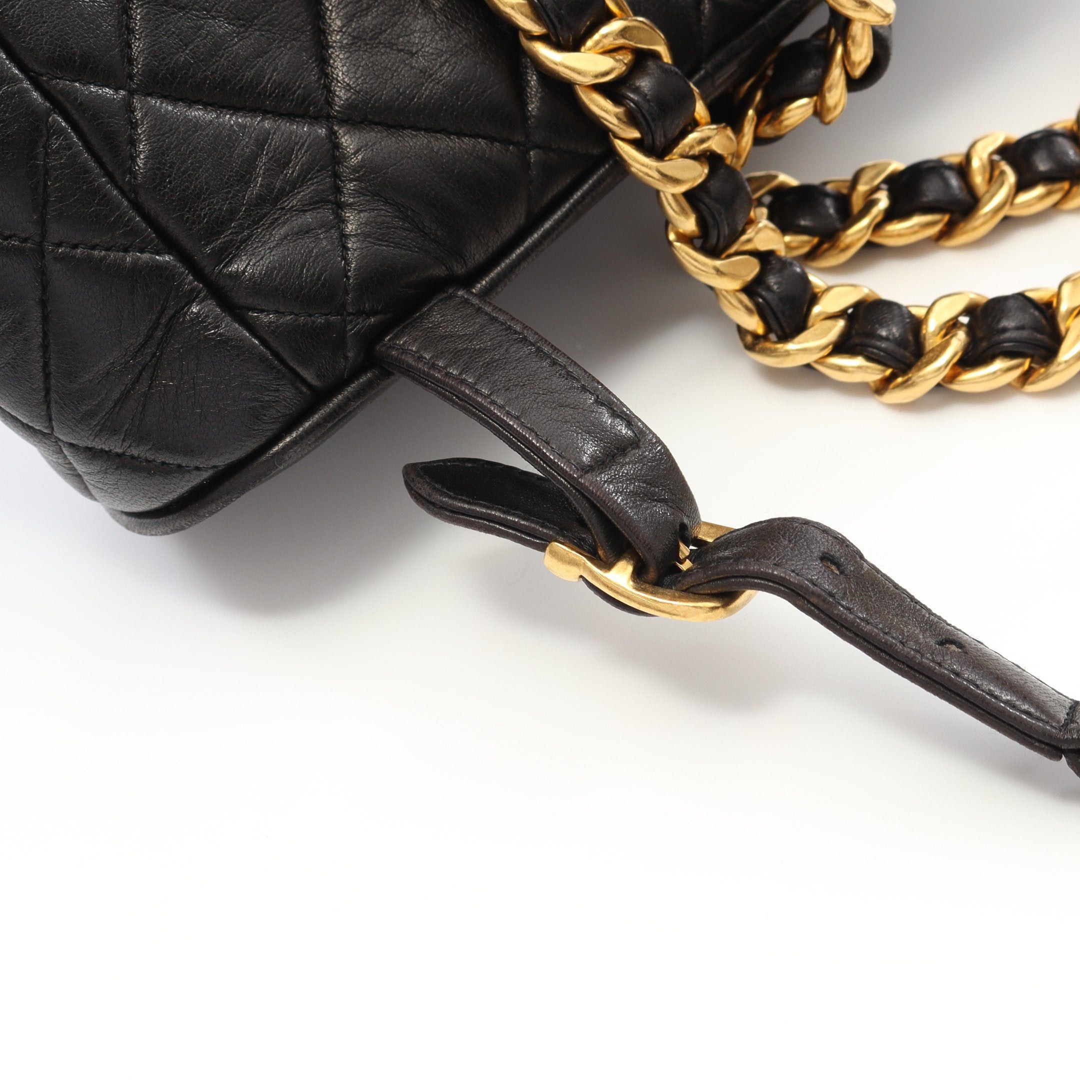 Chanel Chanel Matelasse Backpack Rucksack Lambskin Black Gold Hardware Size ONE SIZE - 10 Thumbnail