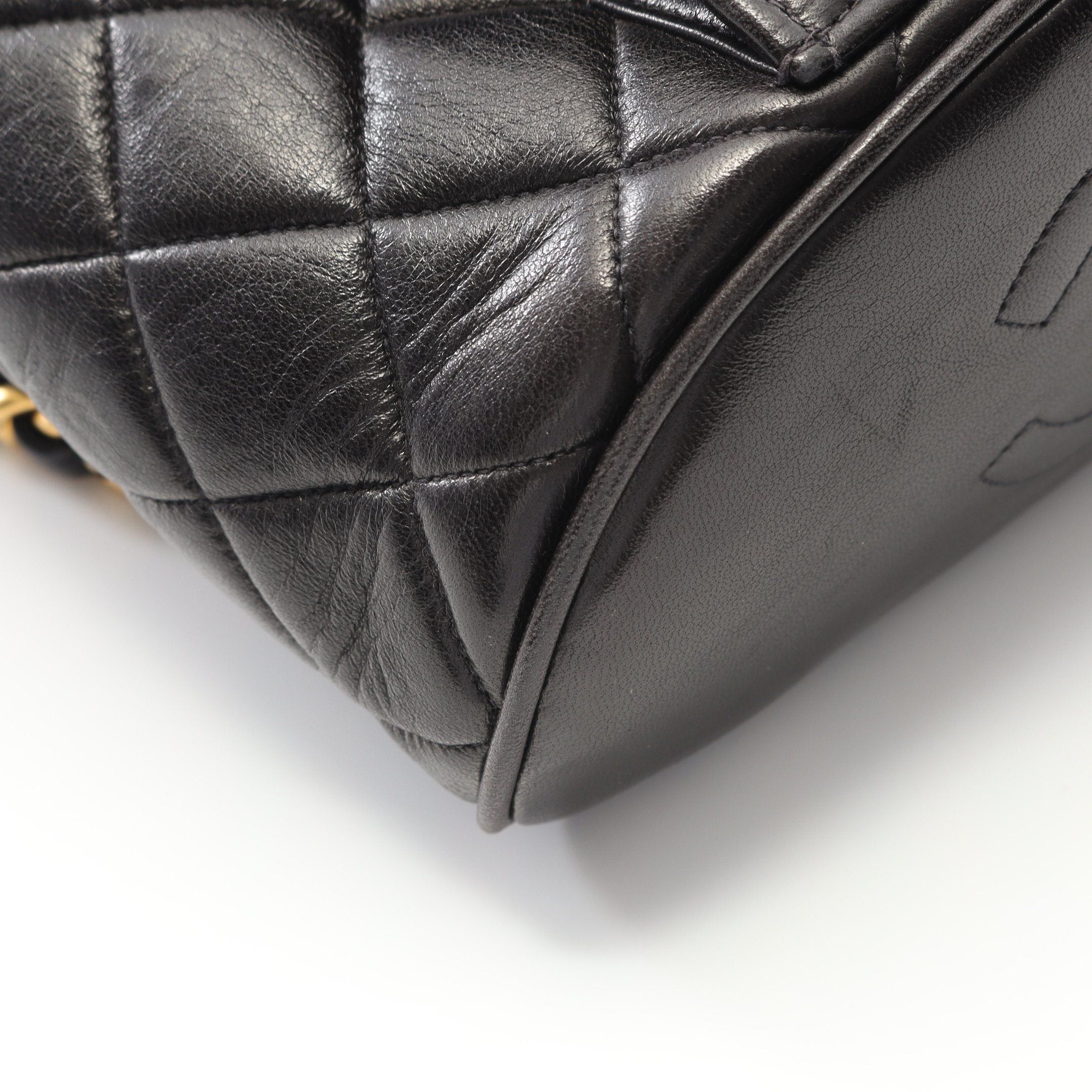 Chanel Chanel Matelasse Backpack Rucksack Lambskin Black Gold Hardware Size ONE SIZE - 6 Thumbnail