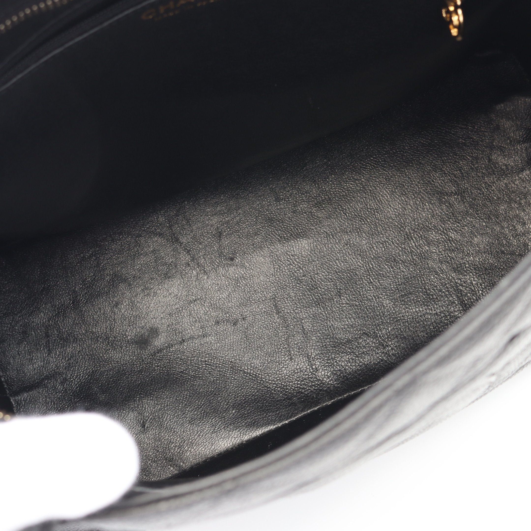 Chanel Chanel Reissue Tote Handbag Bag Caviar Skin Black Gold Hardware Size ONE SIZE - 6 Thumbnail