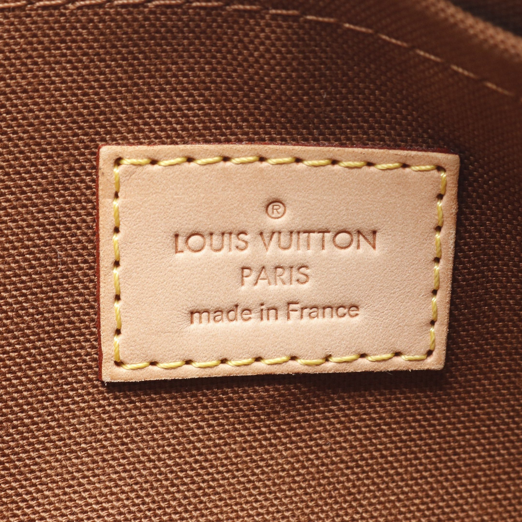 Louis Vuitton Louis Vuitton Thames Pm Monogram Shoulder Bag Leather Brown Size ONE SIZE - 4 Thumbnail