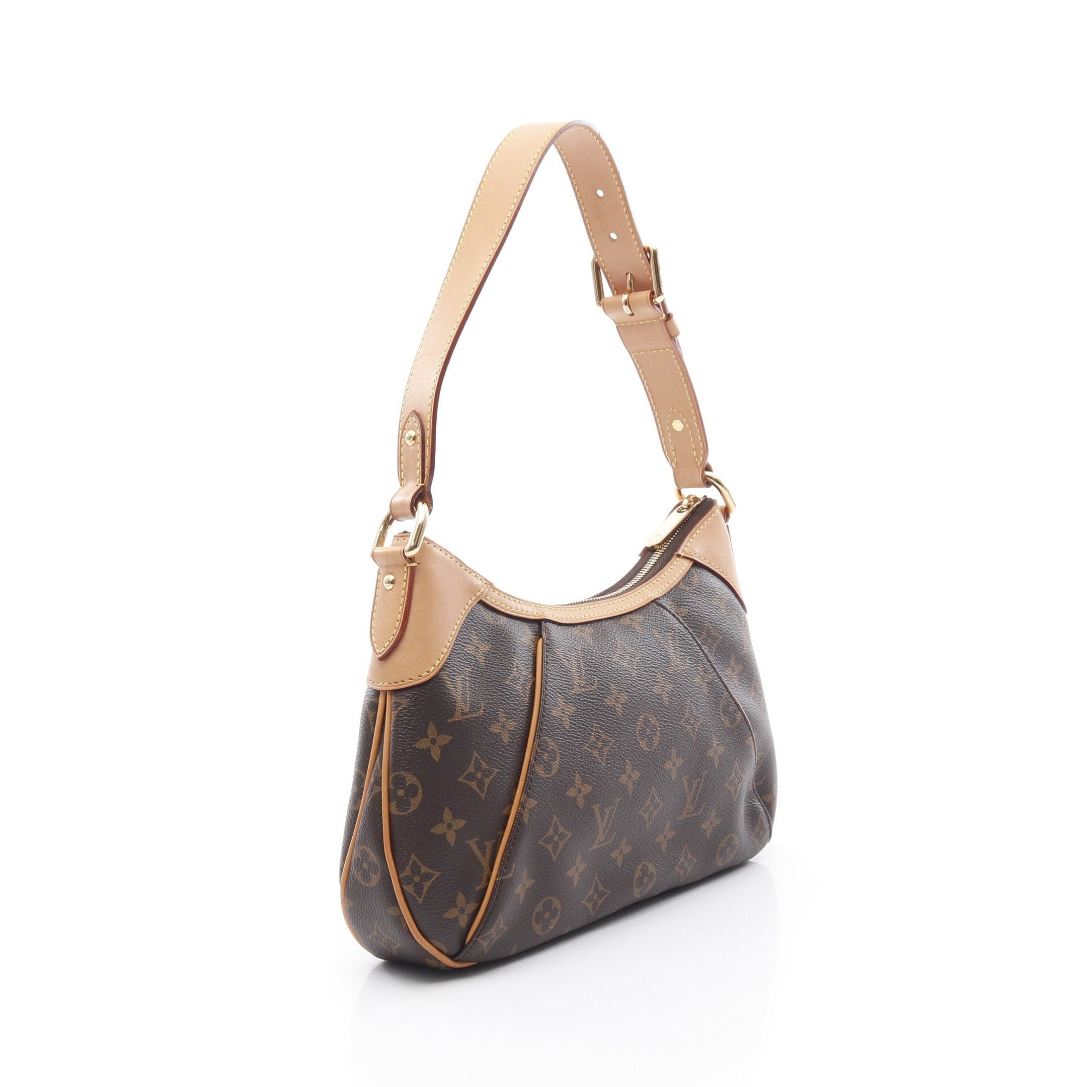 Louis Vuitton Louis Vuitton Thames Pm Monogram Shoulder Bag Leather Brown Size ONE SIZE - 2 Thumbnail