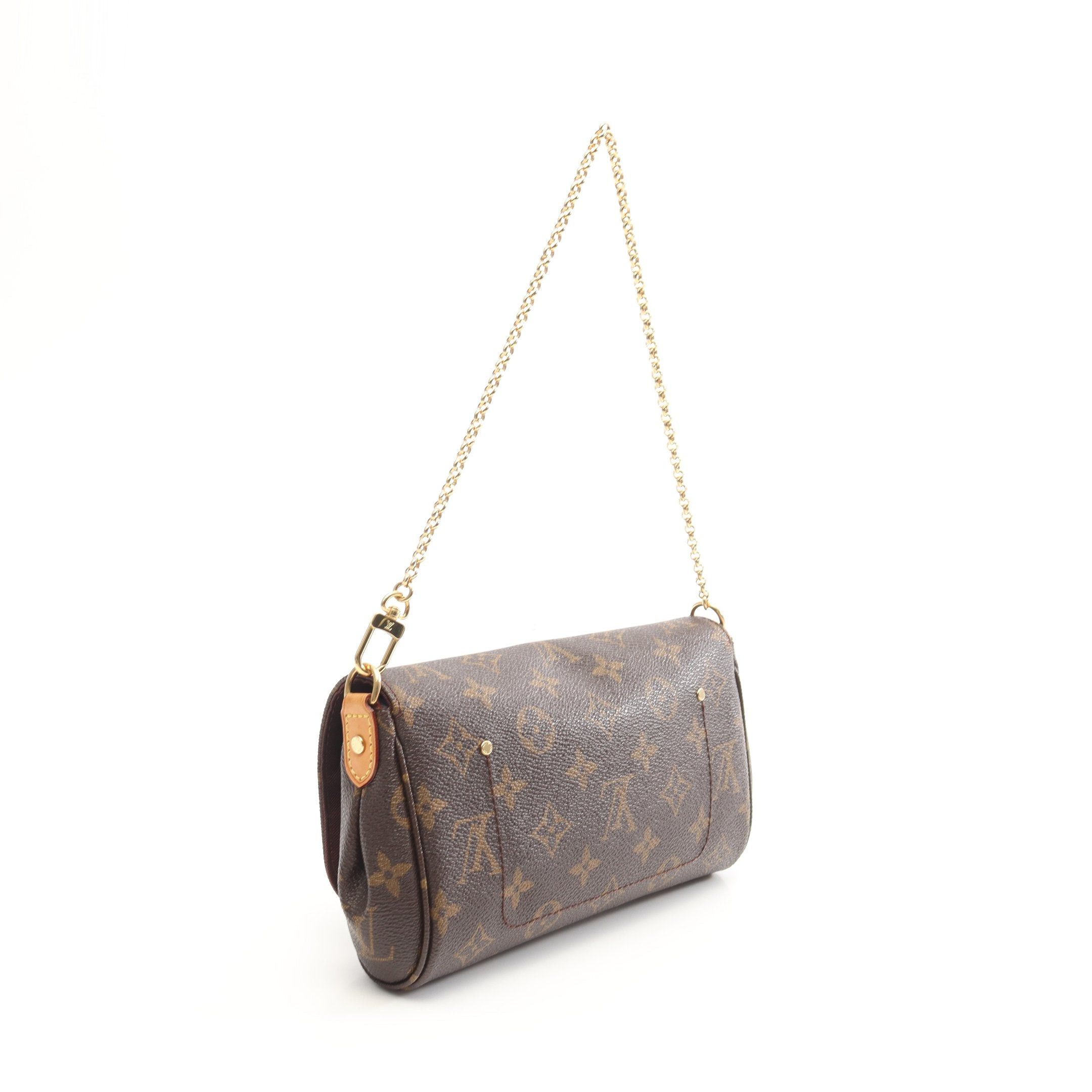 Louis Vuitton Louis Vuitton Favorite Pm Monogram Chain Handbag Leather Brown Size ONE SIZE - 2 Thumbnail