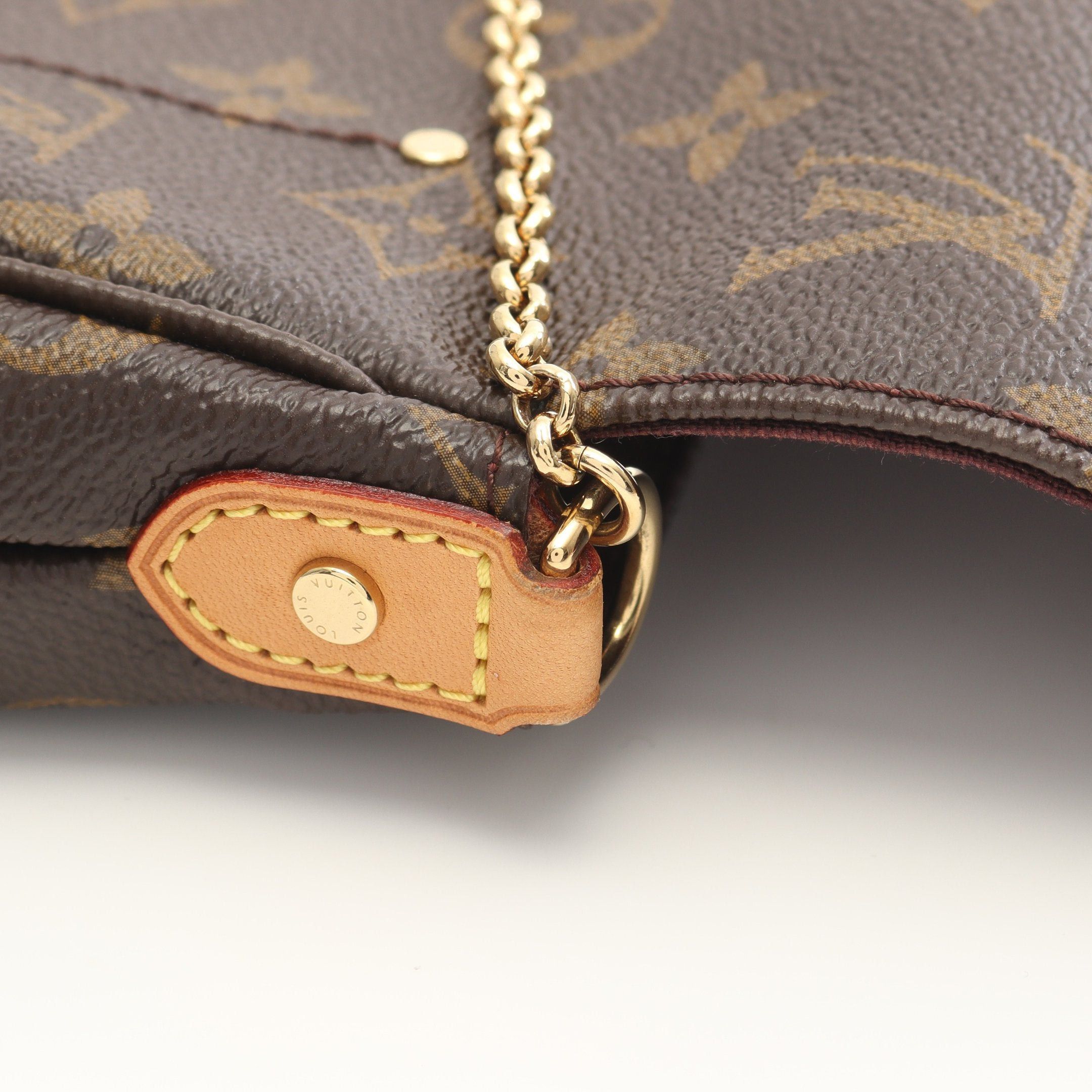 Louis Vuitton Louis Vuitton Favorite Pm Monogram Chain Handbag Leather Brown Size ONE SIZE - 7 Thumbnail