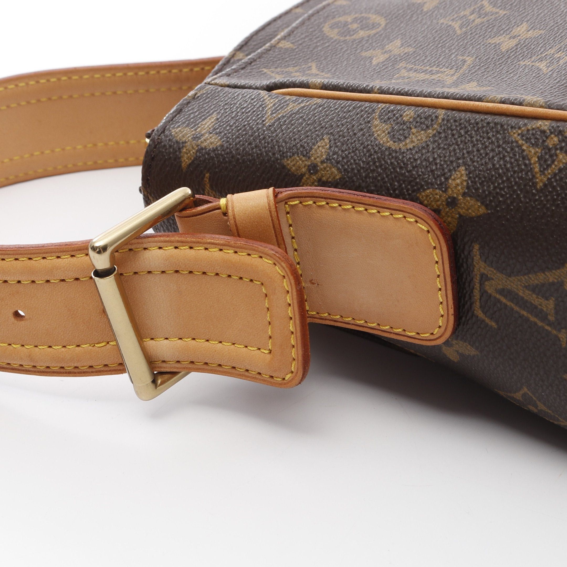 Louis Vuitton Louis Vuitton Vivacite Gm Monogram Shoulder Bag Leather Brown Size ONE SIZE - 9 Thumbnail