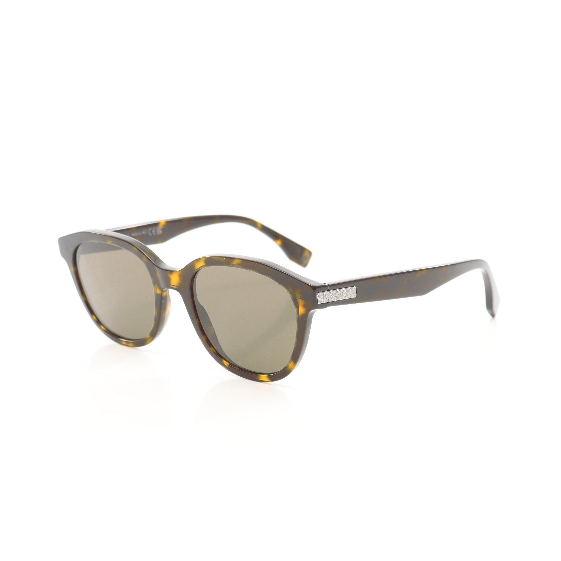Fendi Fendi Zucca Sunglasses Tortoiseshell Pattern Dark Brown Size ONE SIZE - 2 Thumbnail