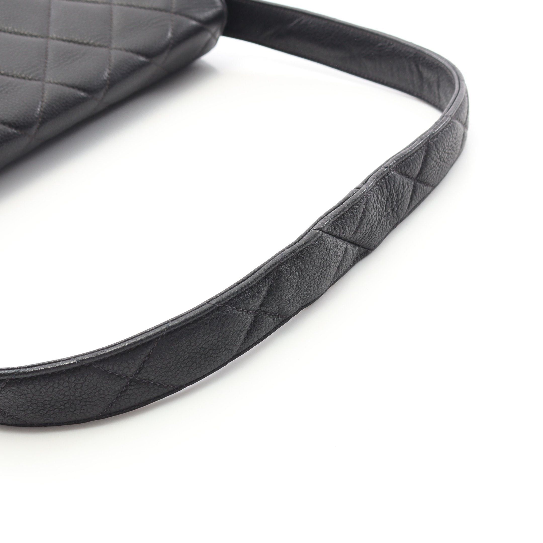 Chanel Chanel Matelasse Double Face One Shoulder Bag Caviar Skin Black Silver Hardware Size ONE SIZE - 12 Thumbnail