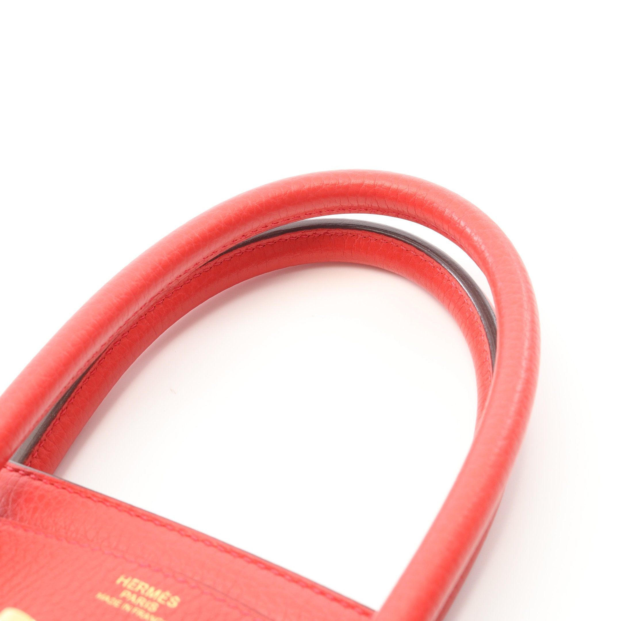 Hermes Hermes Birkin 30 Rouge Pivoine Handbag Togo Pink Red Gold Hardware D Stamp Size ONE SIZE - 9 Thumbnail