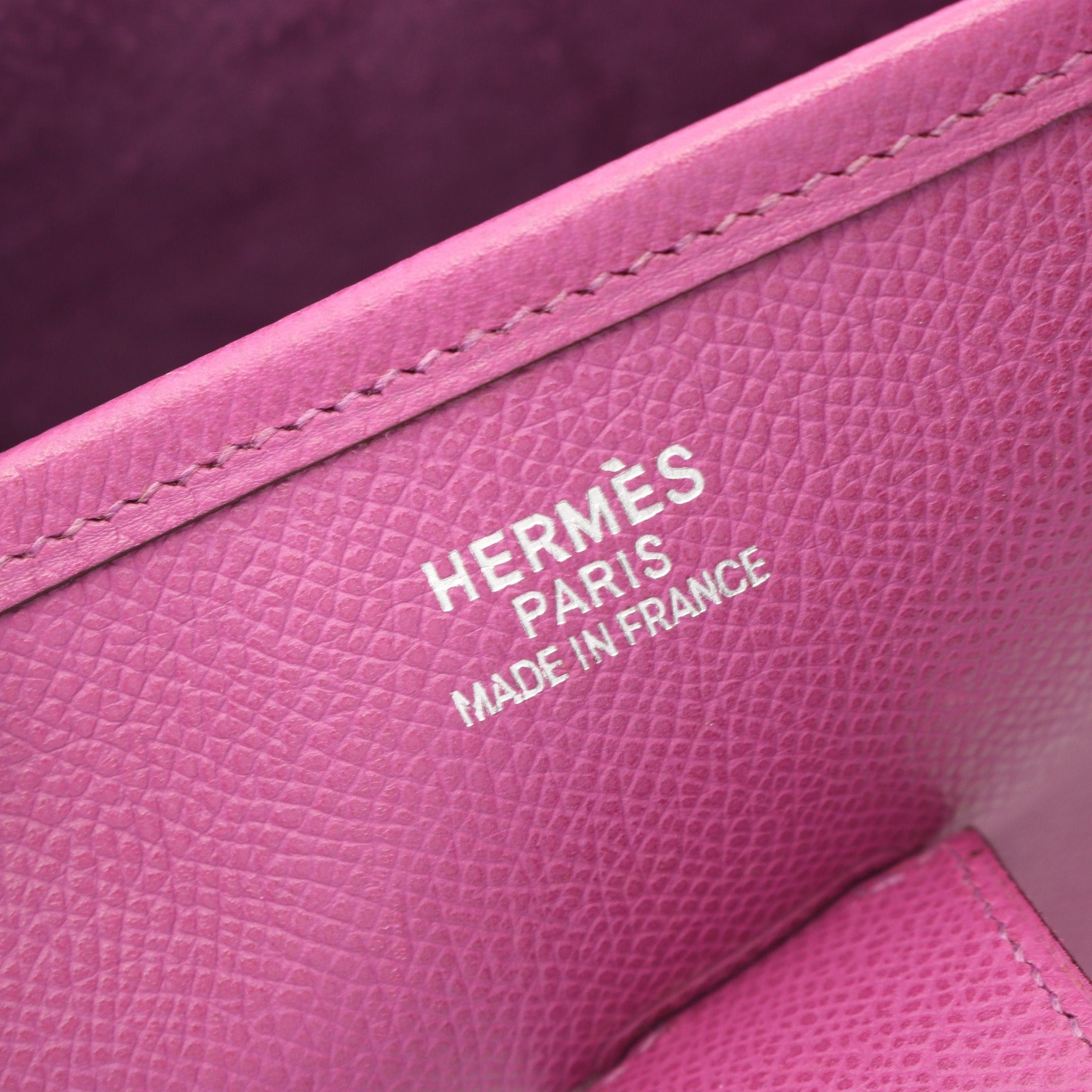 Hermes Hermes Evelyn 2 De Gm Cyclamen Shoulder Bag Veau Epsom Purple Silver Hardware □H Stamp Size ONE SIZE - 4 Thumbnail