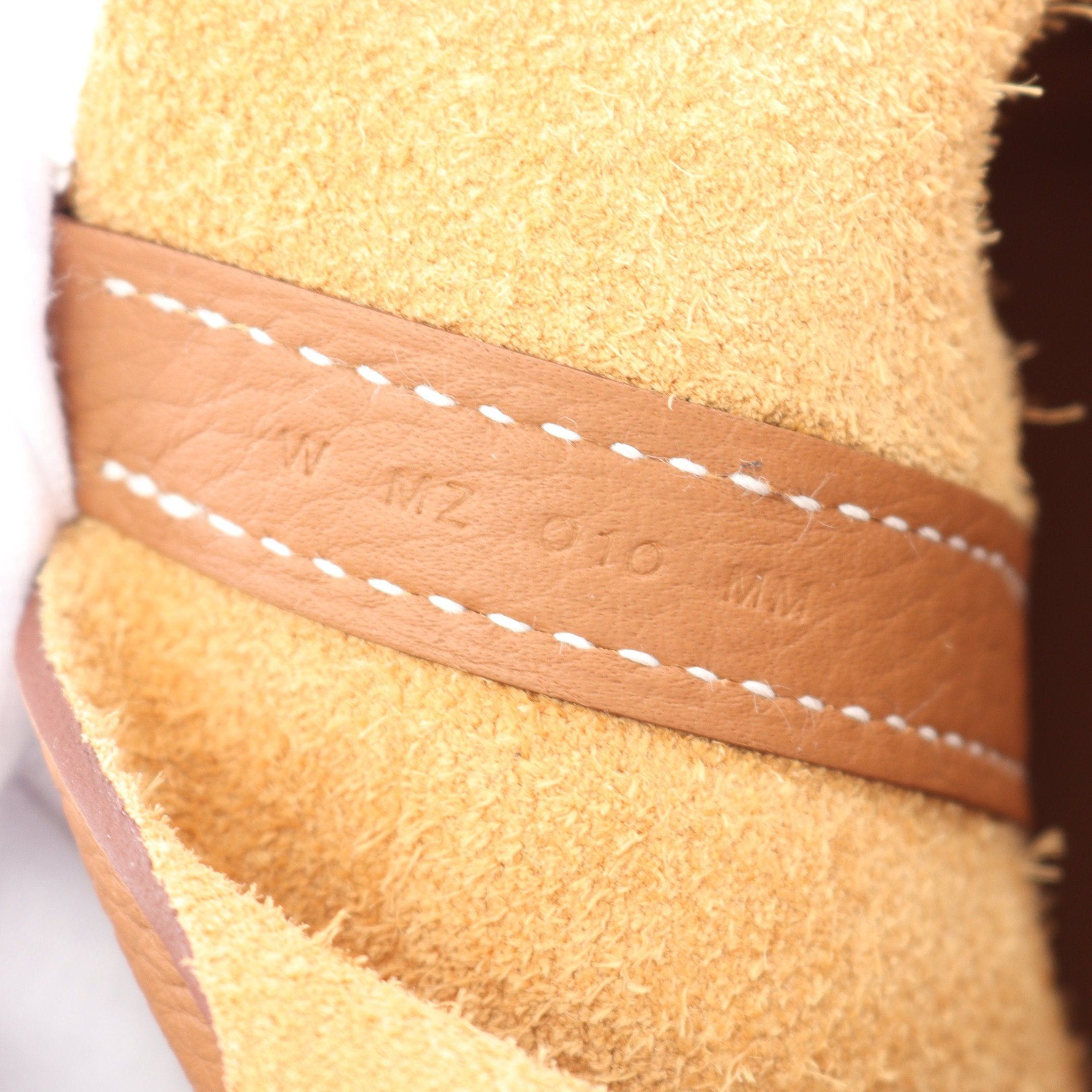 Hermes Hermes Picotan Lock Pm Gold Handbag Clemence Leather Light Brown Silver Hardware Double Engraved Size ONE SIZE - 5 Thumbnail