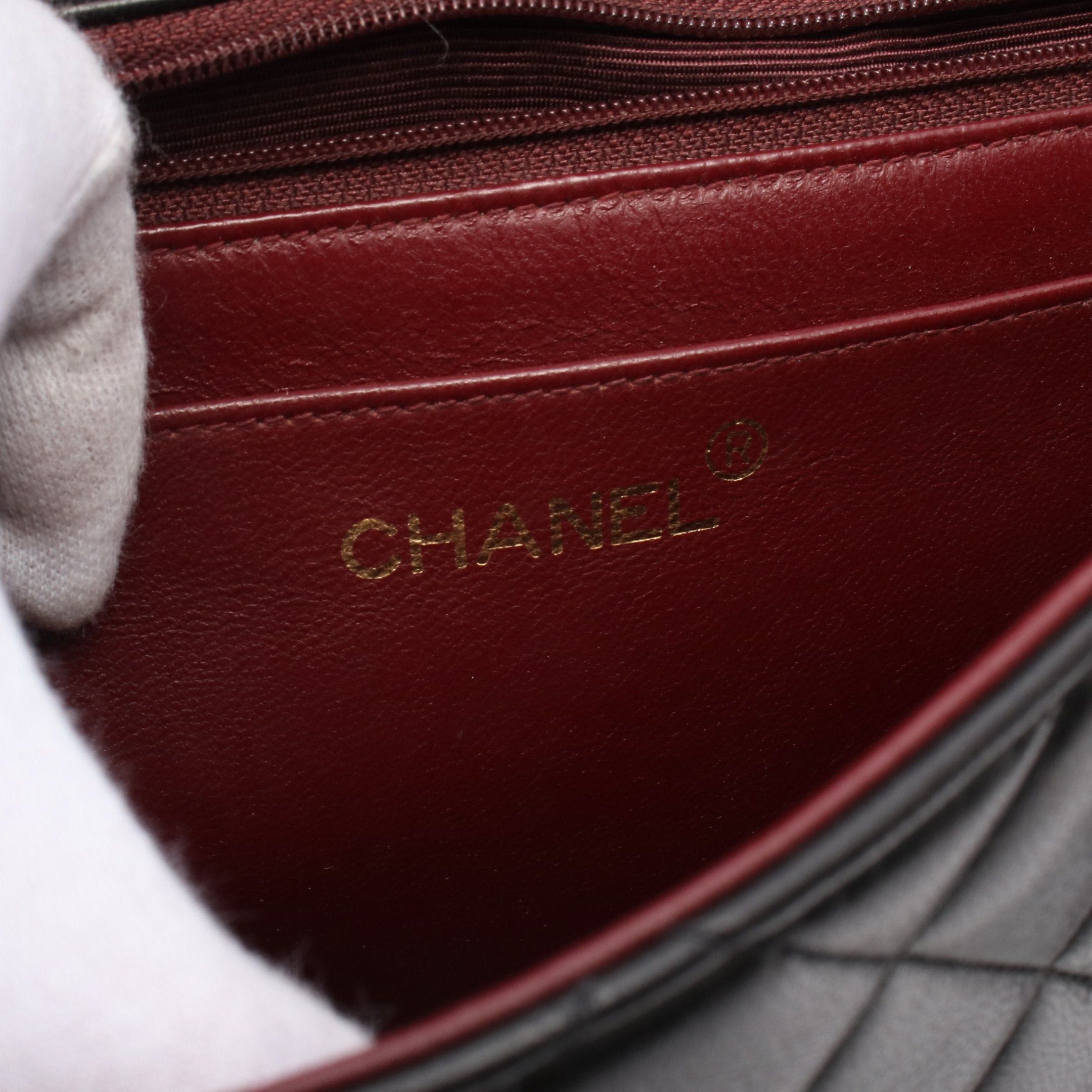 Chanel Chanel Matelasse Diana Flap Chain Shoulder Bag Lambskin Black Gold Hardware Size ONE SIZE - 4 Thumbnail