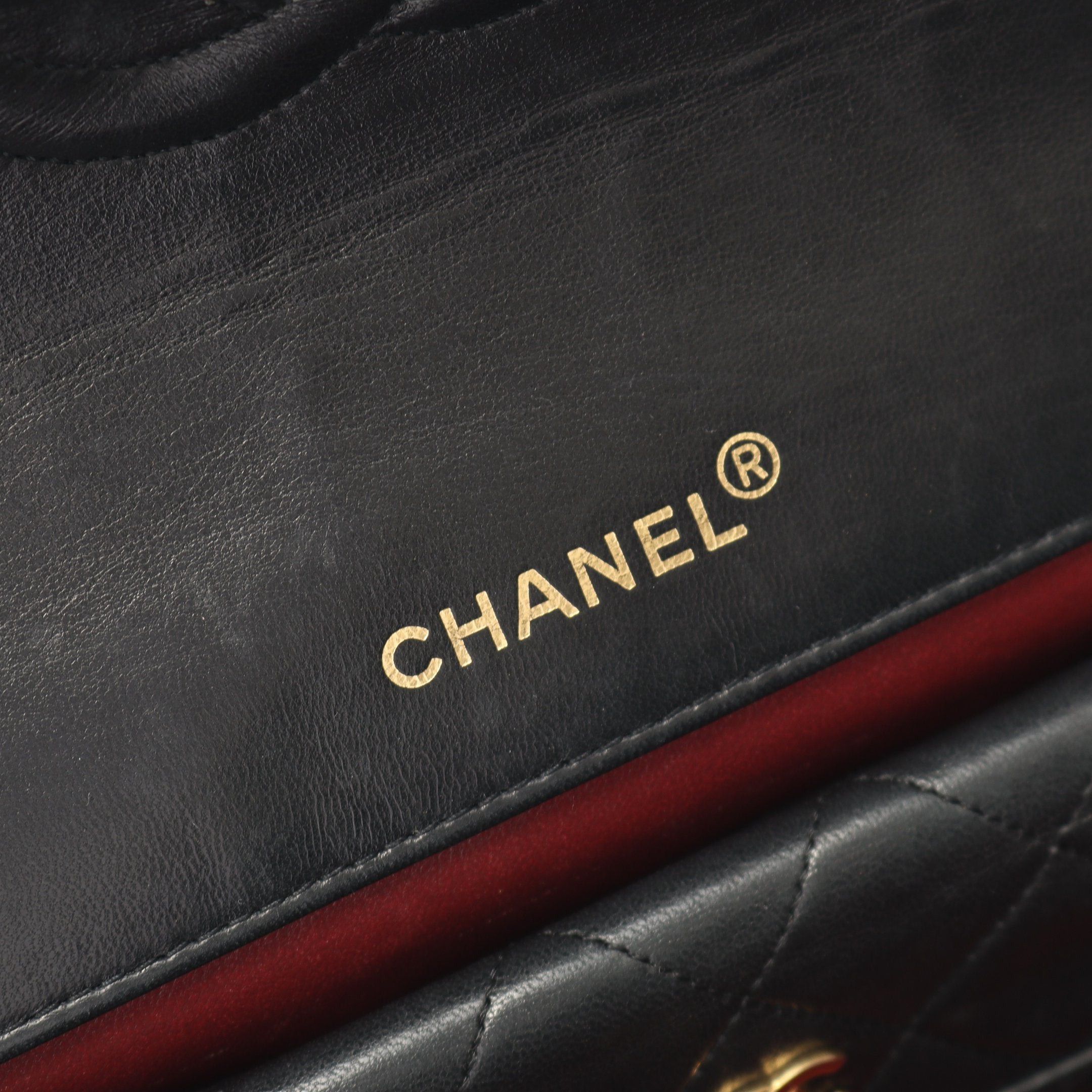 Chanel Chanel Matelasse Chain Shoulder Bag Lambskin Black Gold Hardware Size ONE SIZE - 4 Thumbnail