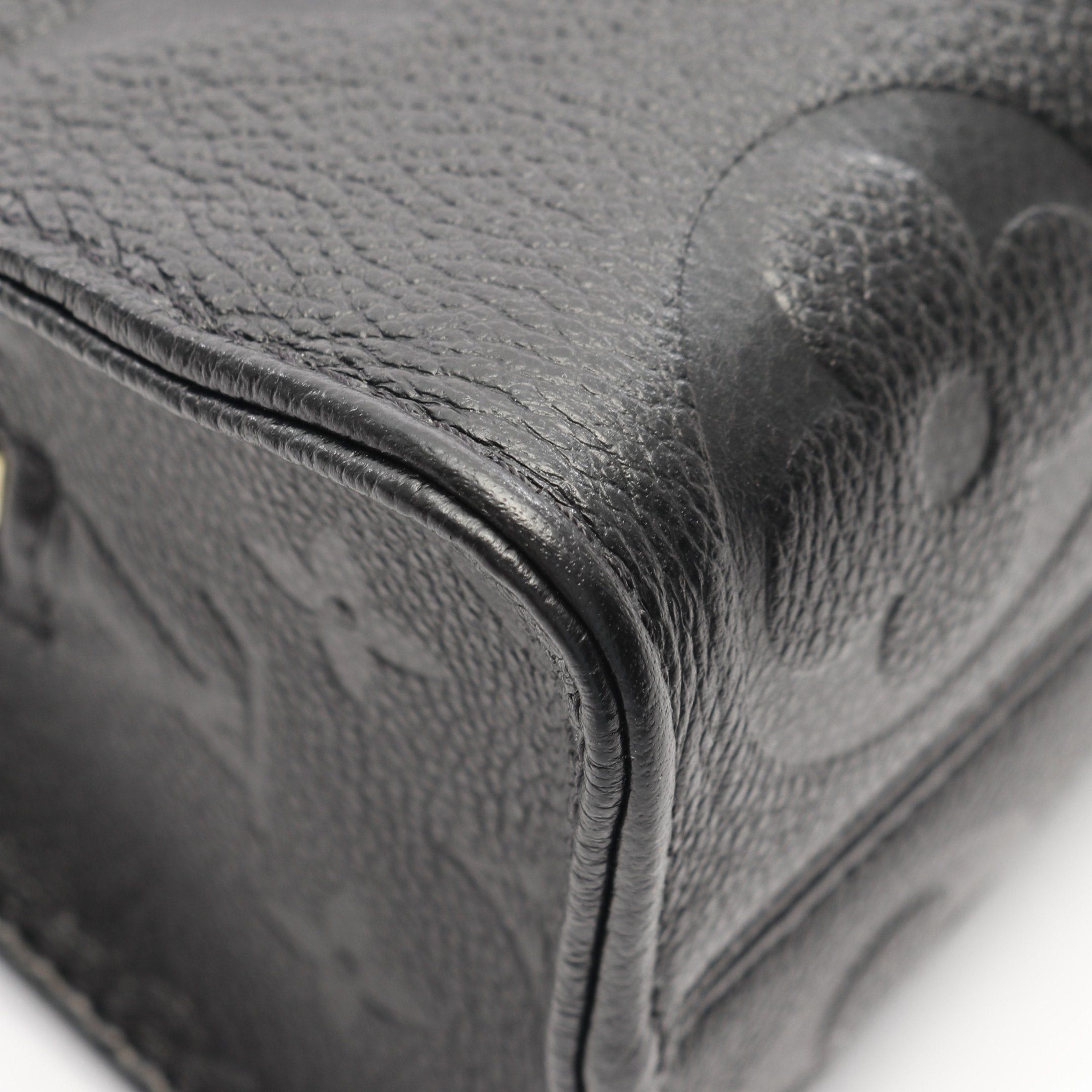Louis Vuitton Louis Vuitton On The Go Ew Monogram Empreinte Noir Handbag Leather Black 3Way Size ONE SIZE - 5 Thumbnail