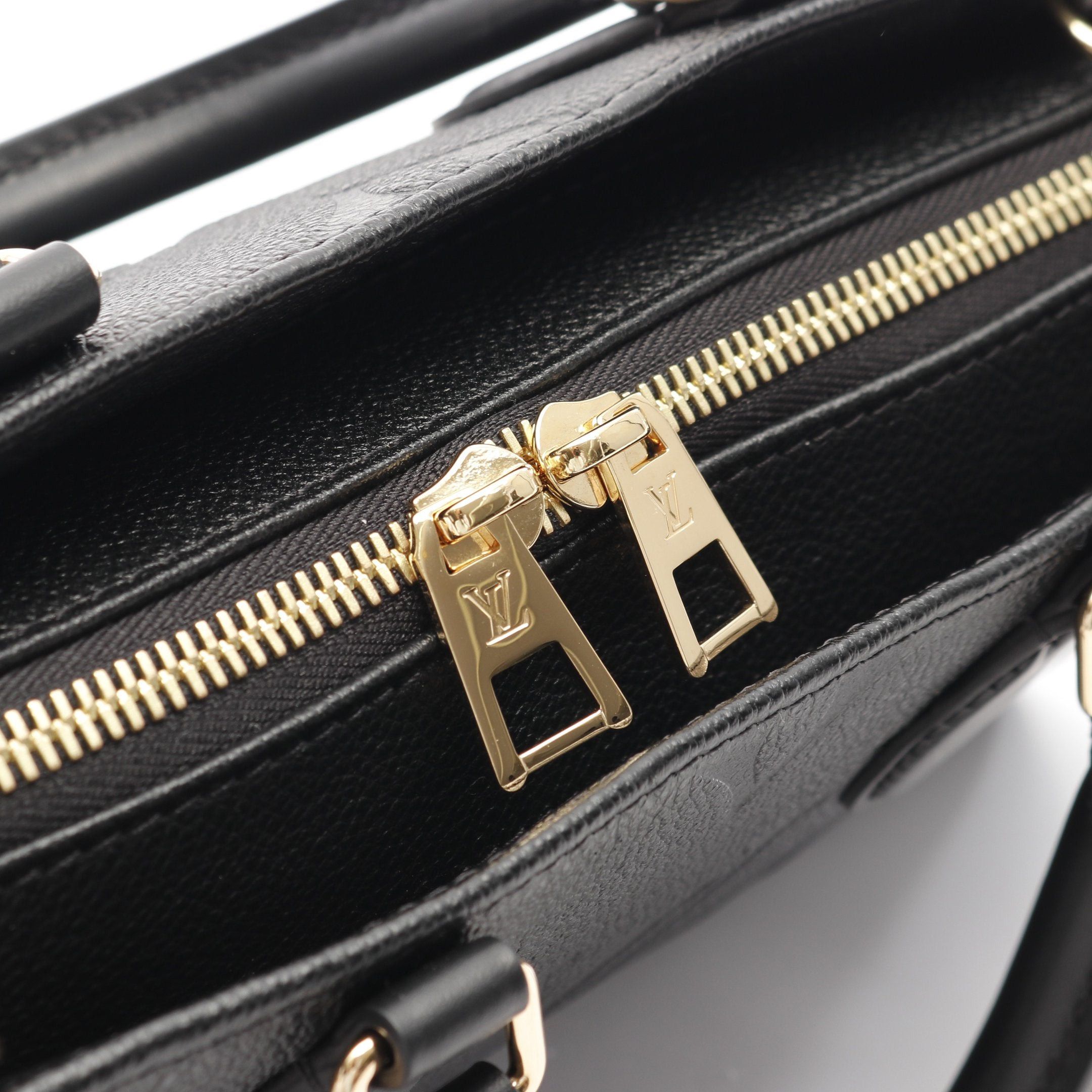 Louis Vuitton Louis Vuitton On The Go Ew Monogram Empreinte Noir Handbag Leather Black 3Way Size ONE SIZE - 8 Thumbnail