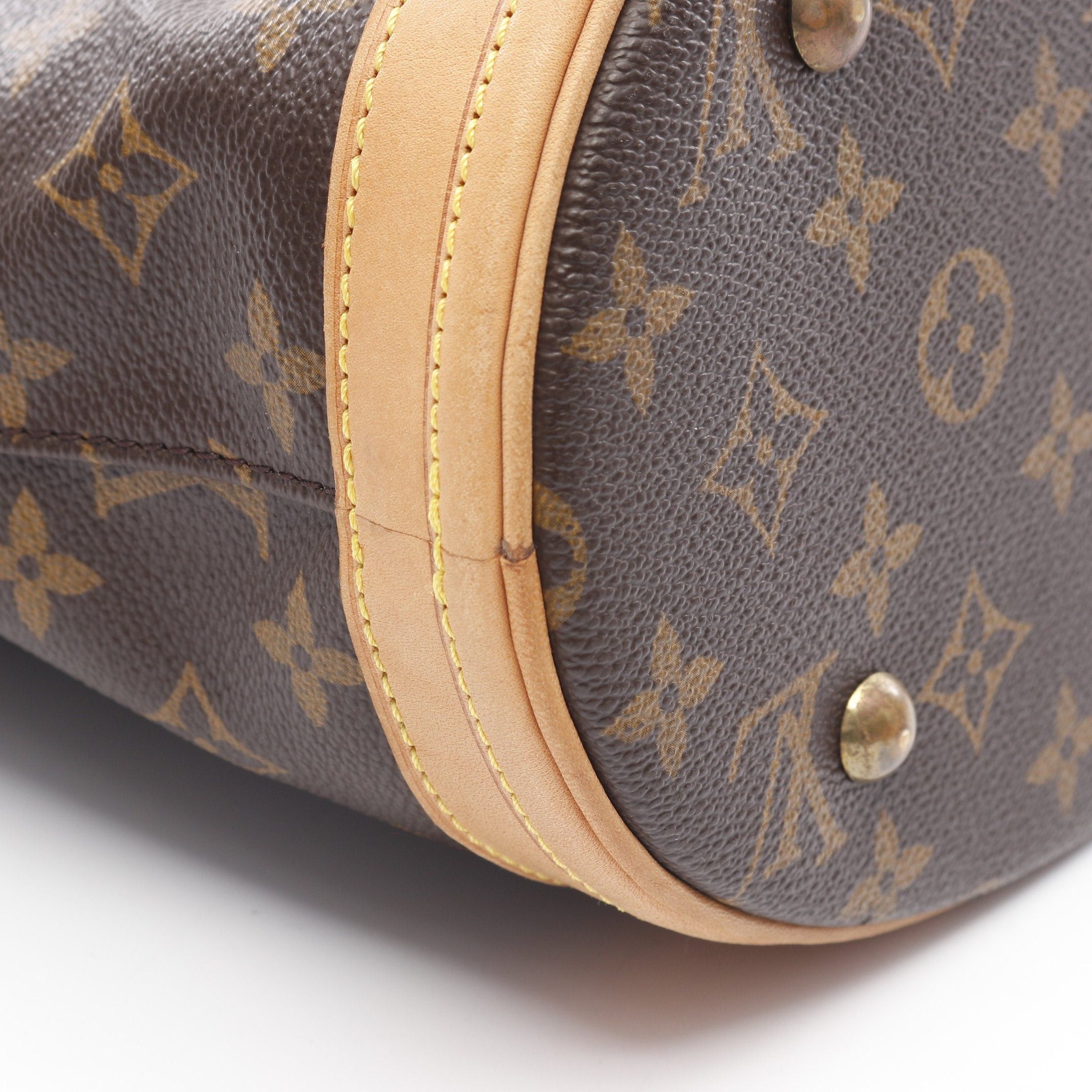 Louis Vuitton Louis Vuitton Bucket Pm Monogram Handbag Leather Brown Size ONE SIZE - 6 Thumbnail