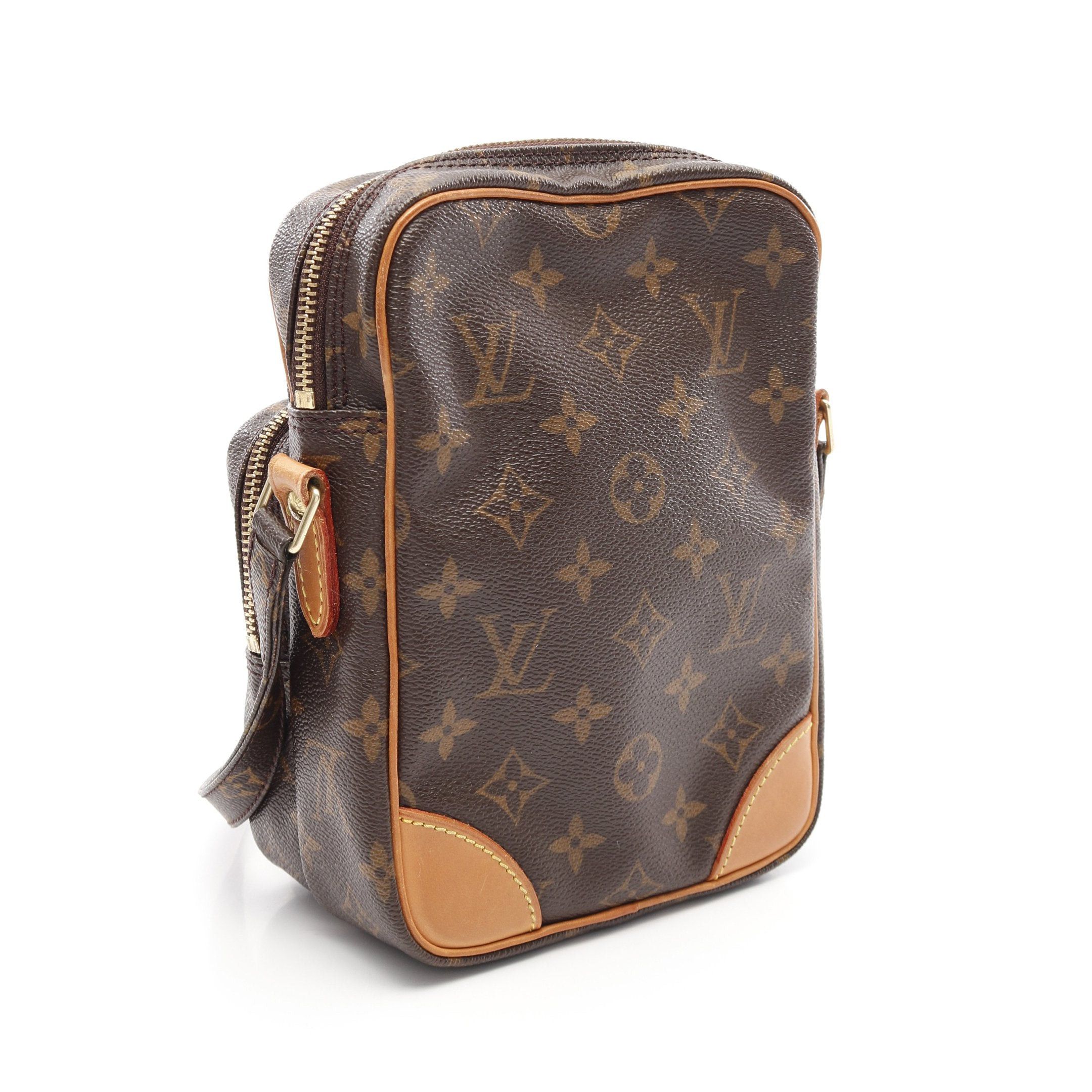 Louis Vuitton Louis Vuitton Amazon Monogram Shoulder Bag Leather Brown Size ONE SIZE - 2 Thumbnail