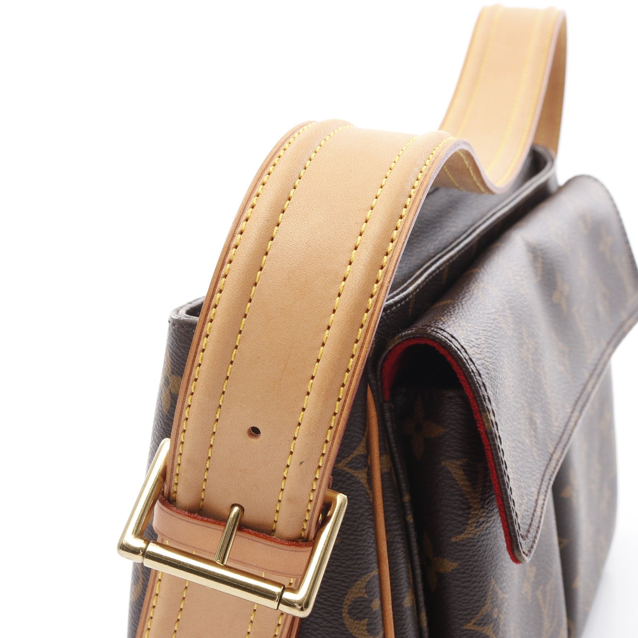 Louis Vuitton Louis Vuitton Vivacite Gm Monogram Shoulder Bag Leather Brown Size ONE SIZE - 8 Thumbnail