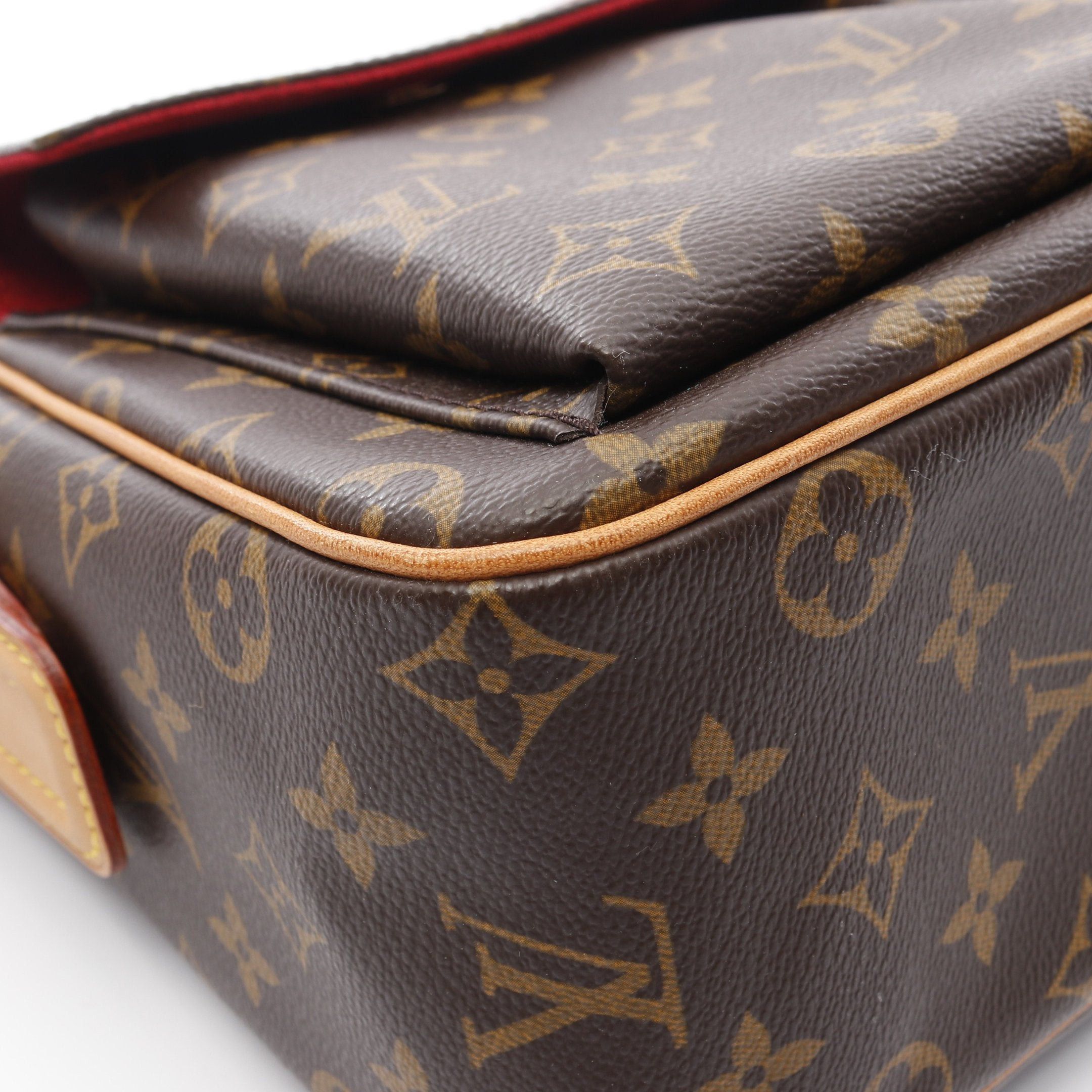 Louis Vuitton Louis Vuitton Vivacite Gm Monogram Shoulder Bag Leather Brown Size ONE SIZE - 6 Thumbnail